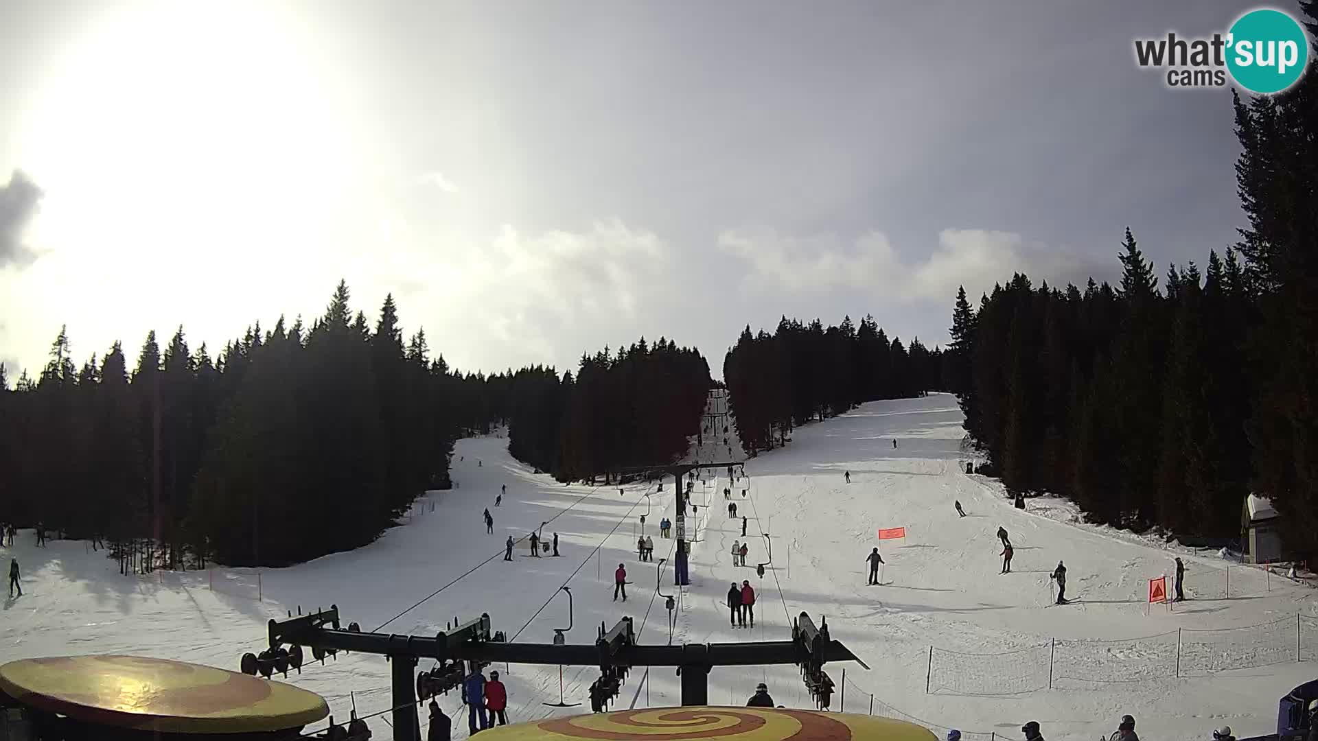 Skijalište Rogla web kamera Ostruščica proga 1 in 2