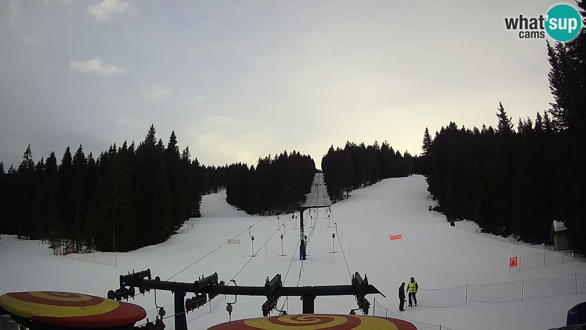 Skijalište Rogla web kamera Ostruščica proga 1 in 2