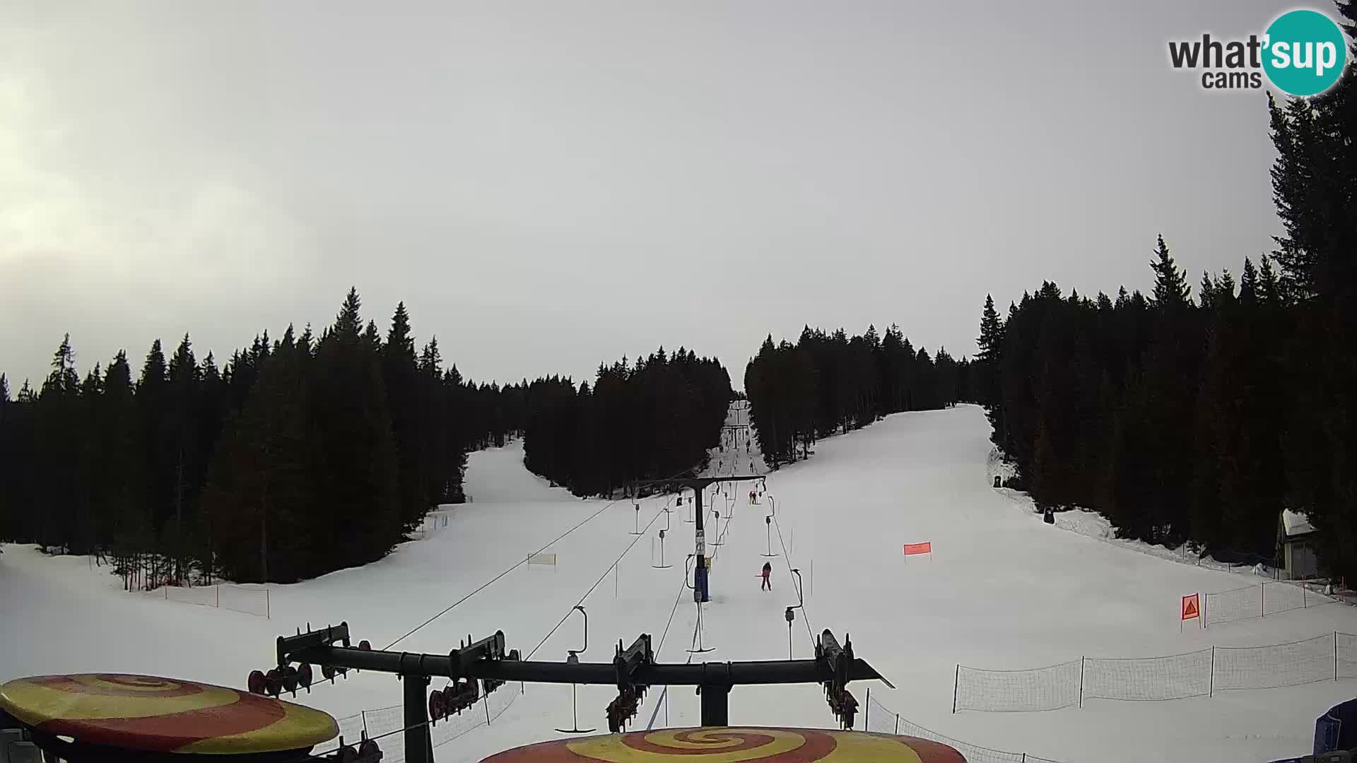 Skijalište Rogla web kamera Ostruščica proga 1 in 2