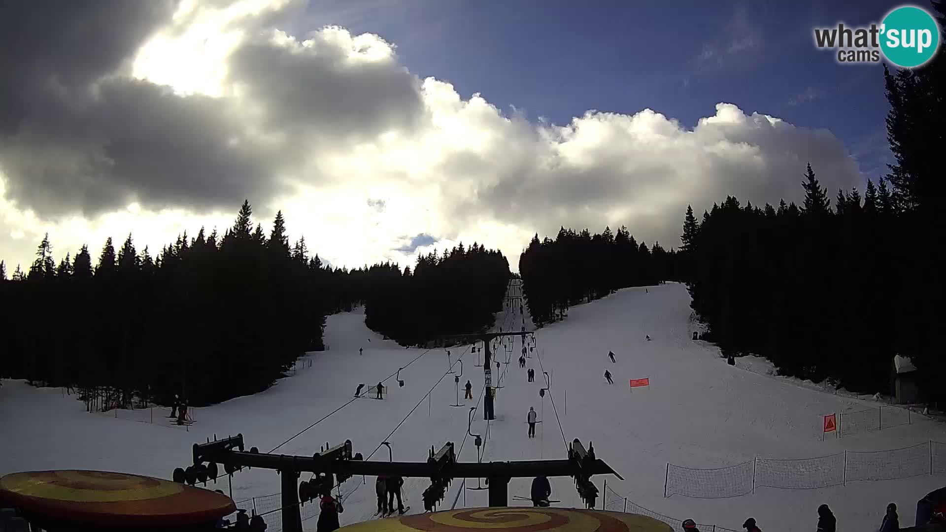 Smučišče Rogla Spletna kamera Ostruščica proga 1 in 2