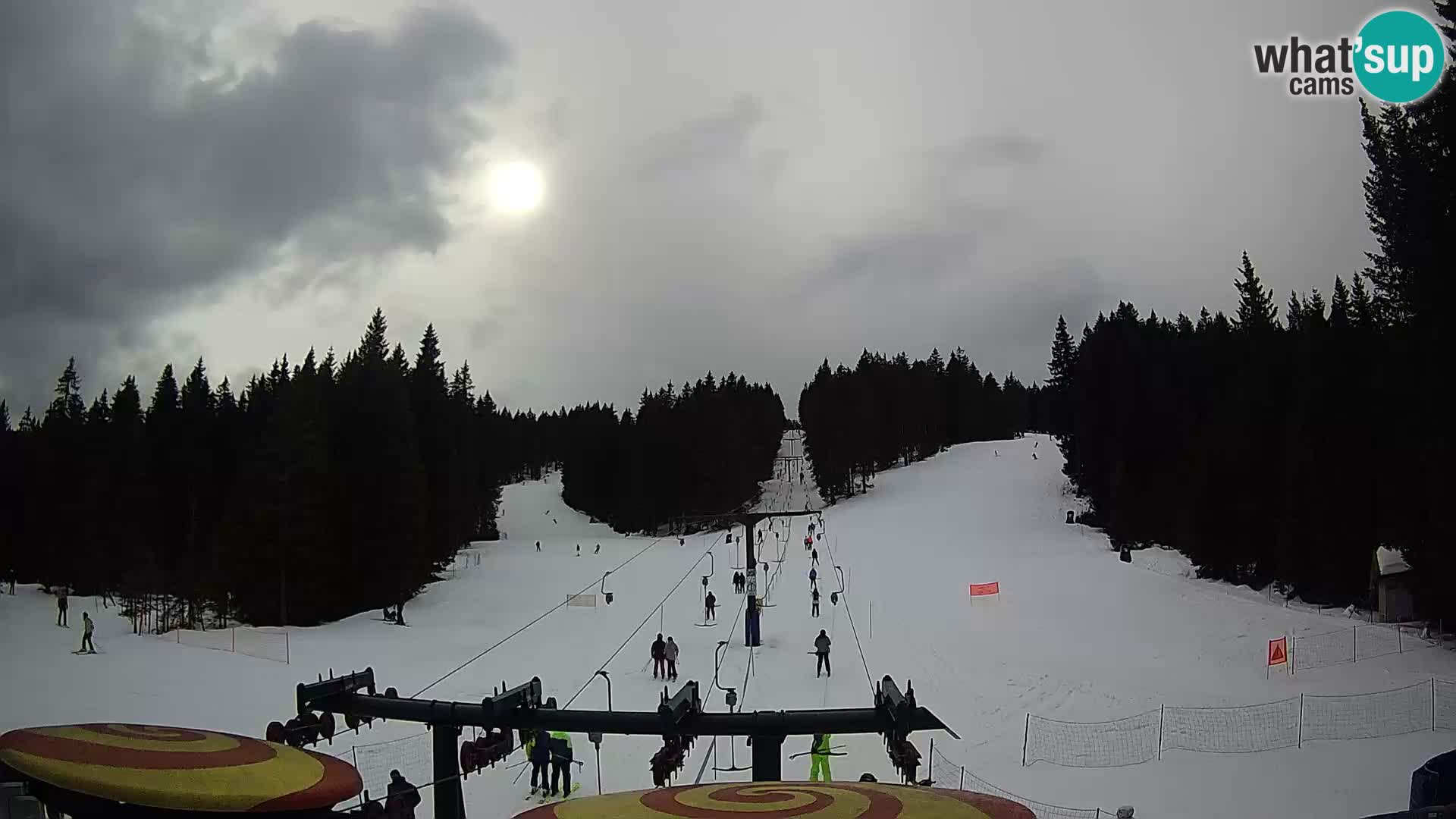 Estación de esquí Rogla Webcam Ostruščica pistas 1 y 2