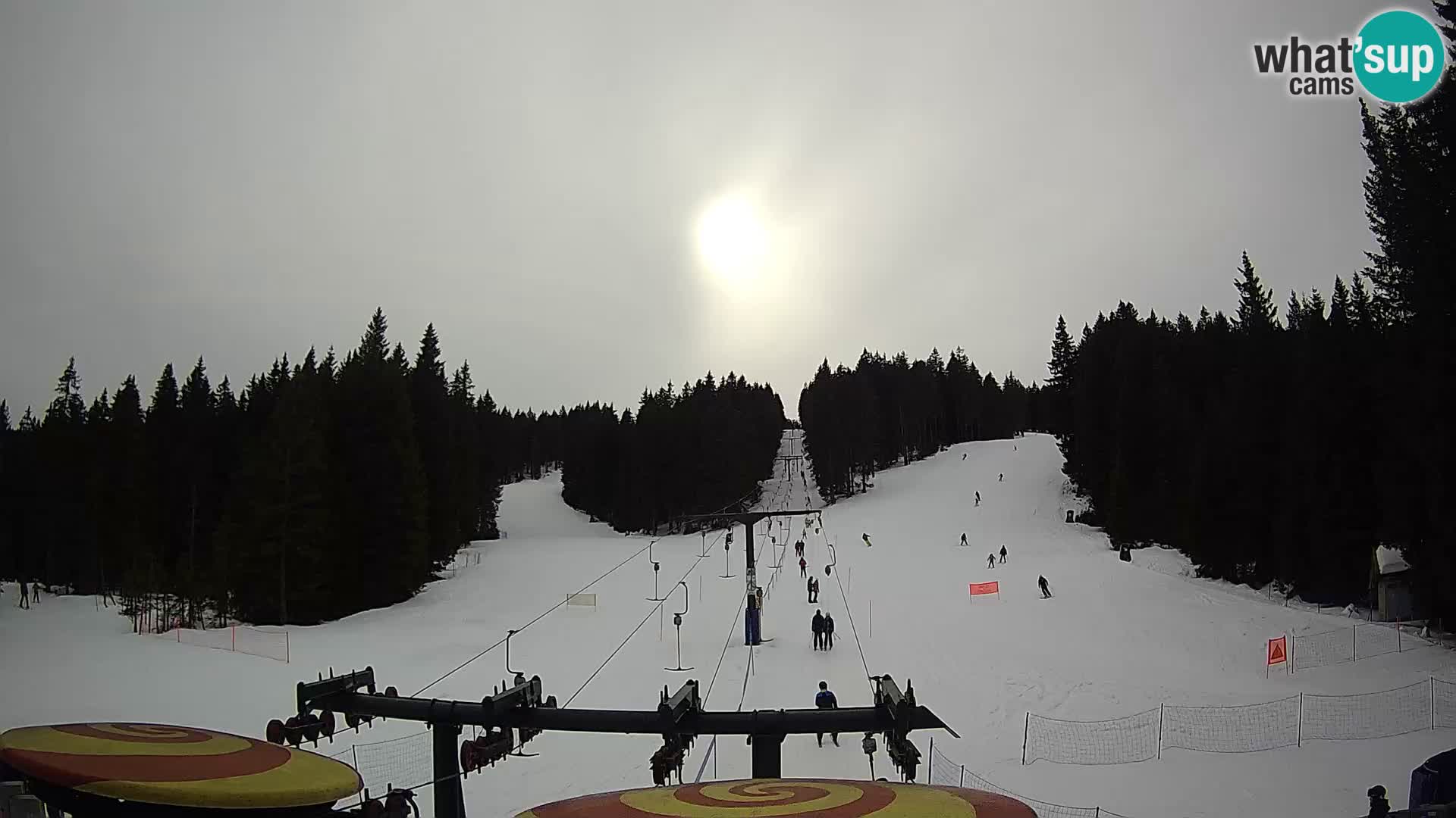 Skijalište Rogla web kamera Ostruščica proga 1 in 2