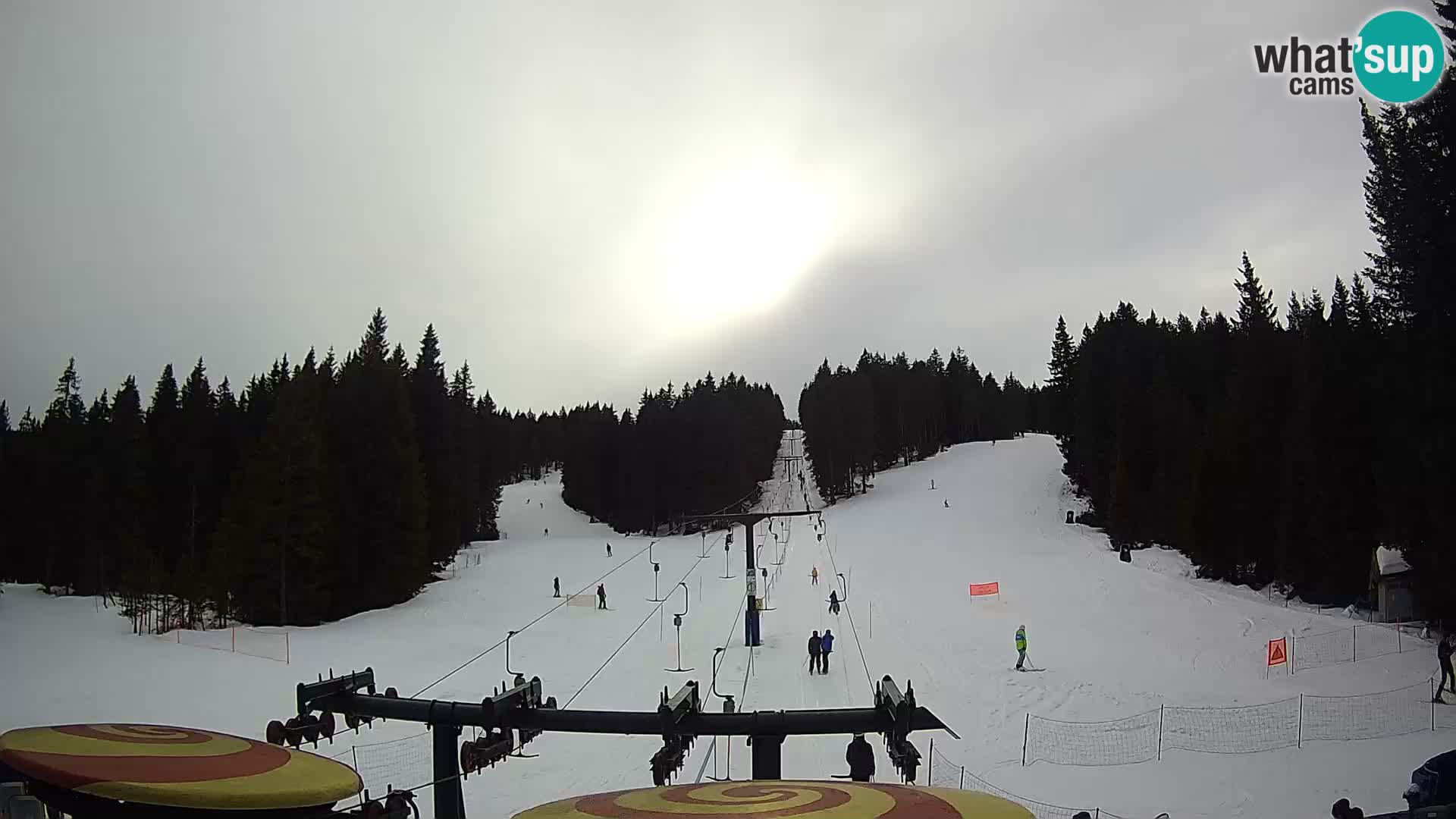 Station de ski Rogla Webcam Ostruščica pistes 1 et 2