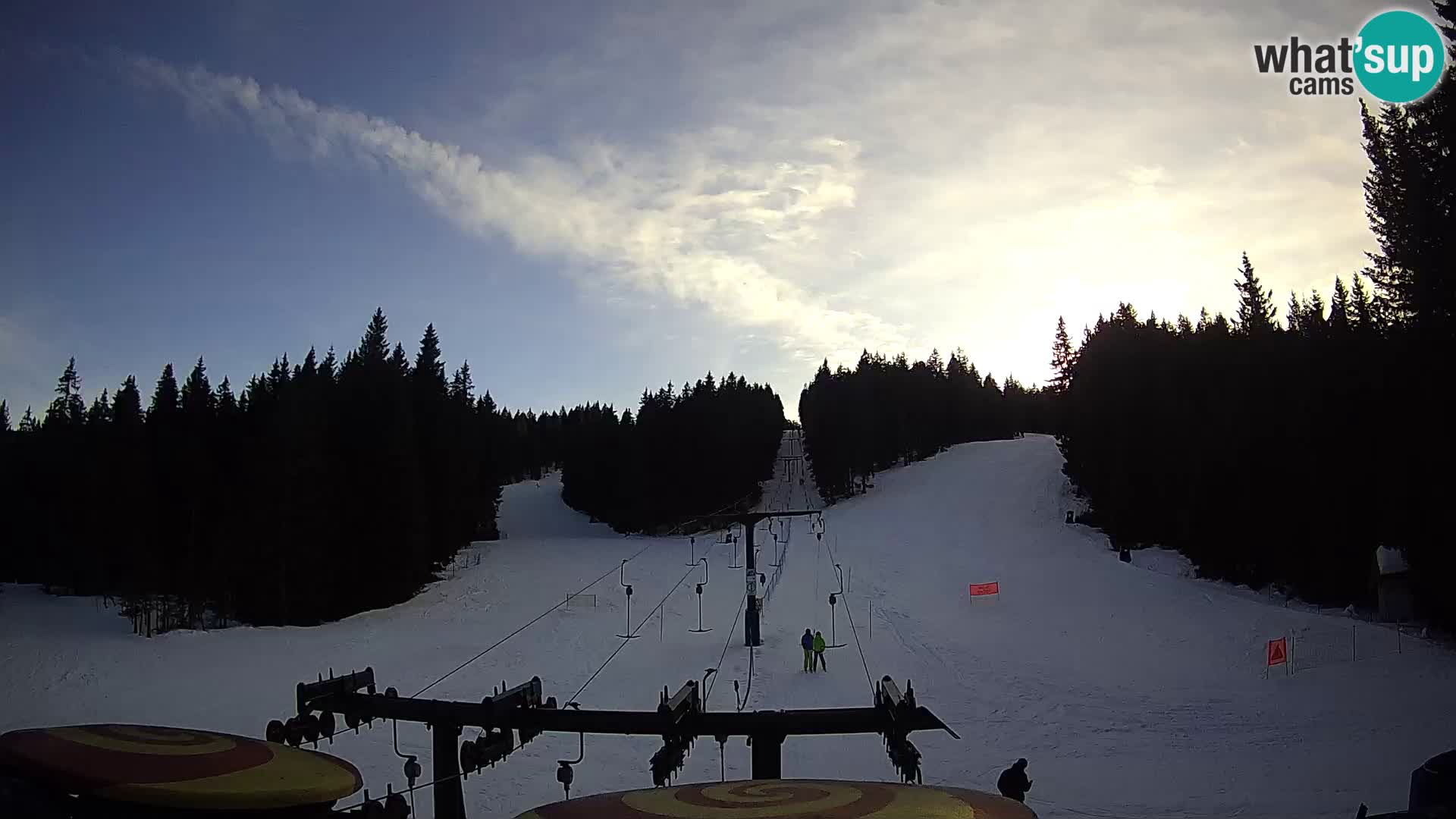 Skijalište Rogla web kamera Ostruščica proga 1 in 2