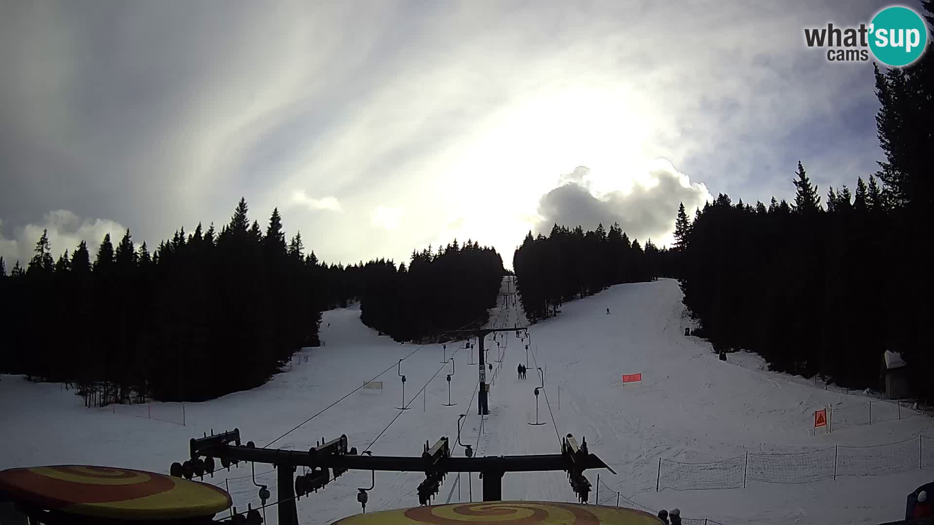 Smučišče Rogla Spletna kamera Ostruščica proga 1 in 2