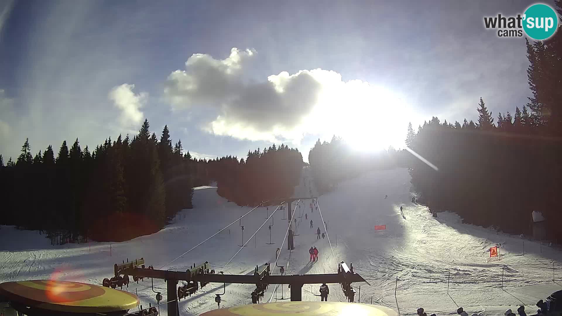 Skigebiet Rogla Webcam Ostruščica Piste 1 und 2