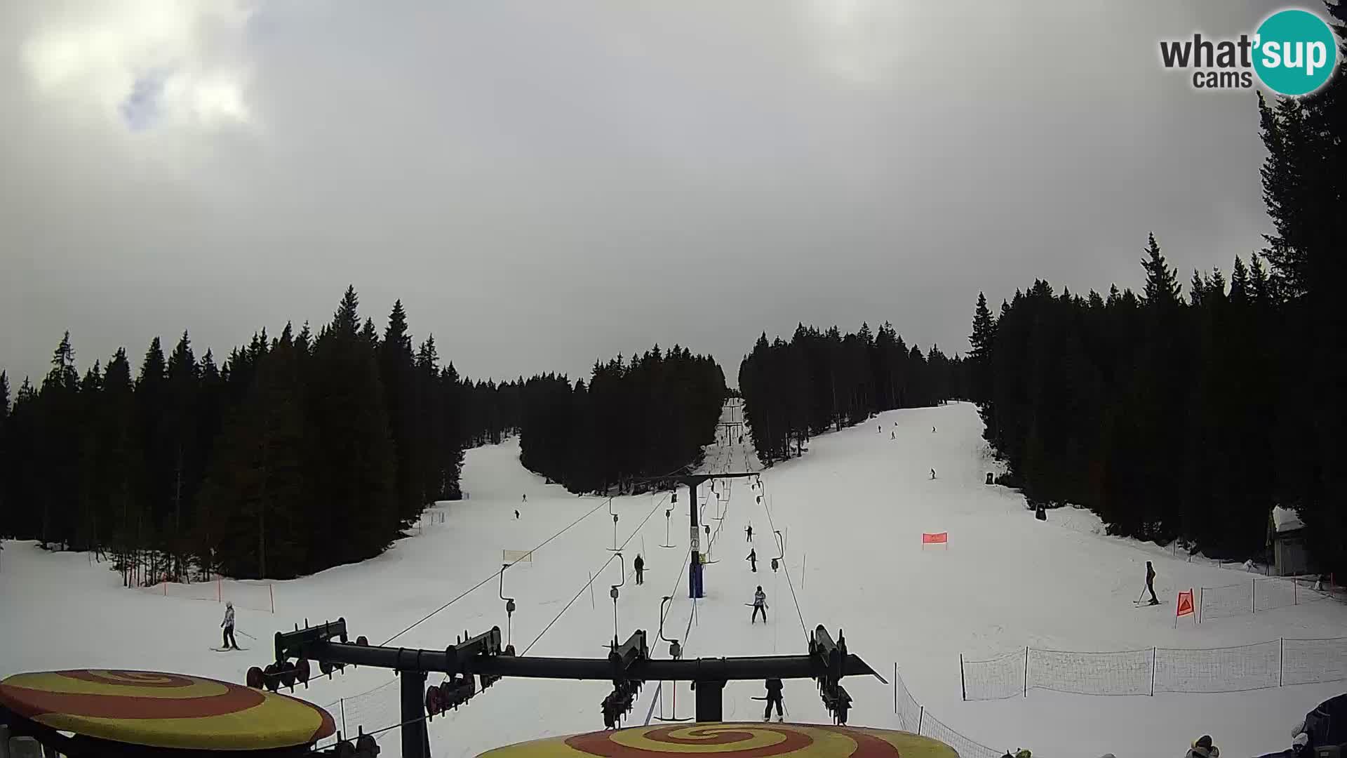 Smučišče Rogla Spletna kamera Ostruščica proga 1 in 2