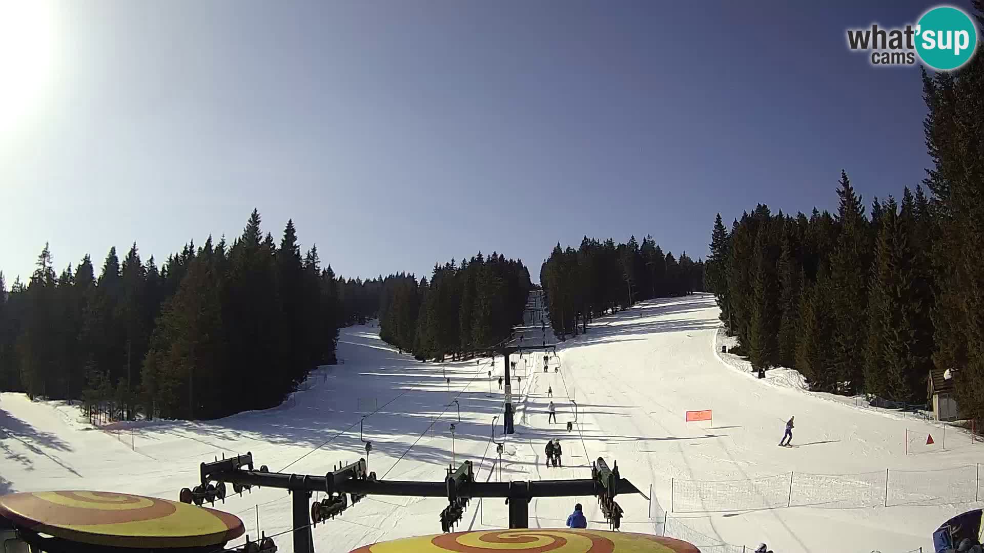 Smučišče Rogla Spletna kamera Ostruščica proga 1 in 2