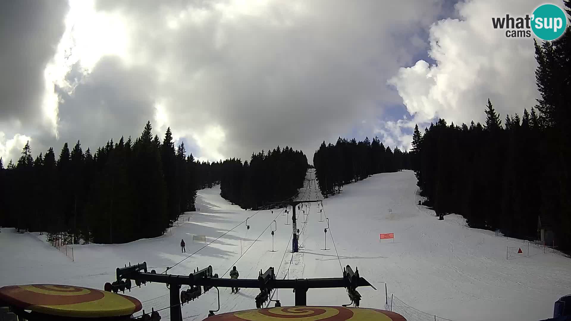 Comprensorio sciistico Rogla Webcam live Ostruščica piste 1 e 2