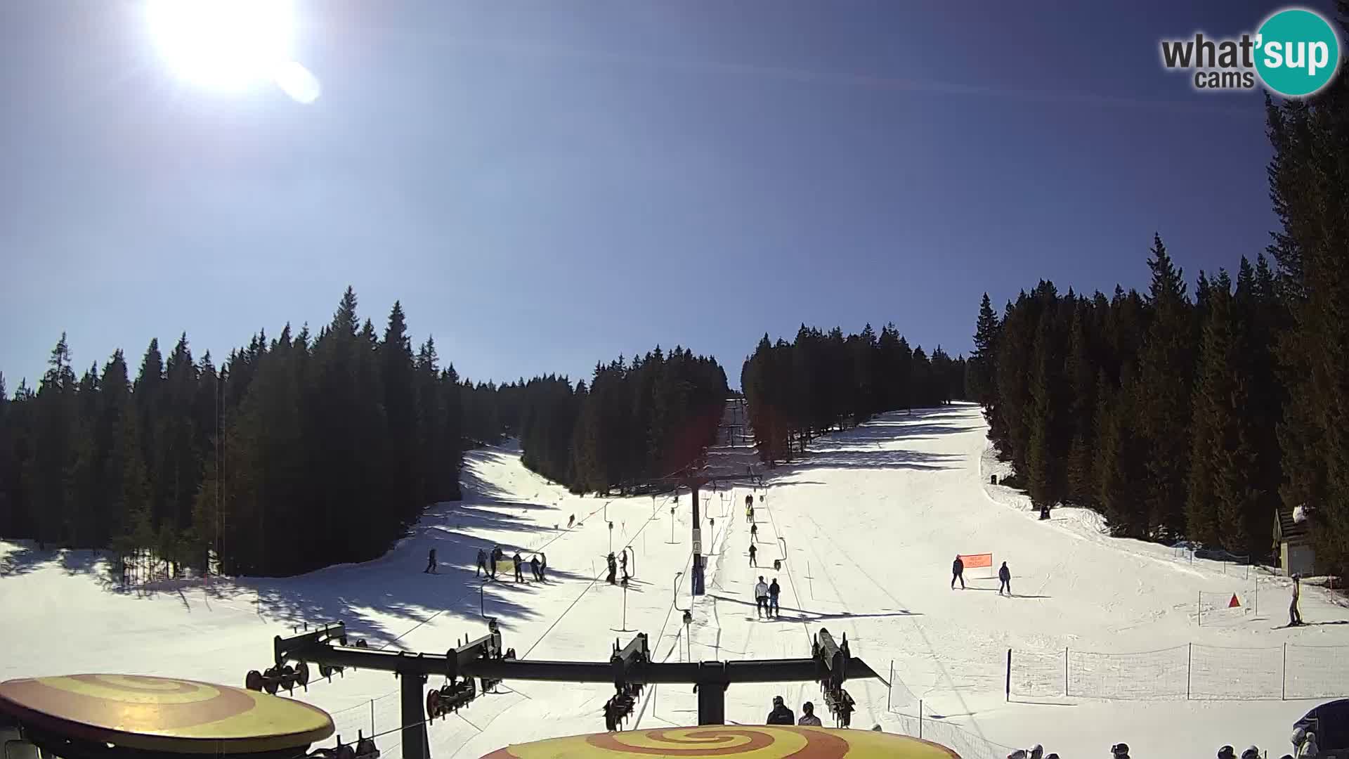 Station de ski Rogla Webcam Ostruščica pistes 1 et 2