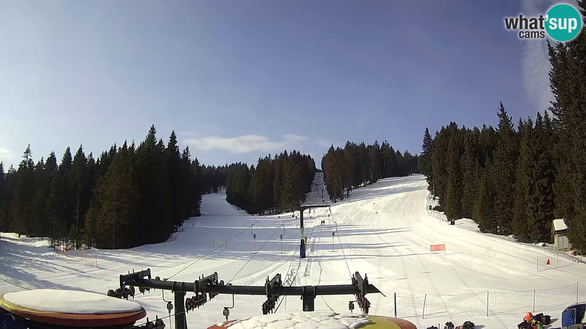 Estación de esquí Rogla Webcam Ostruščica pistas 1 y 2