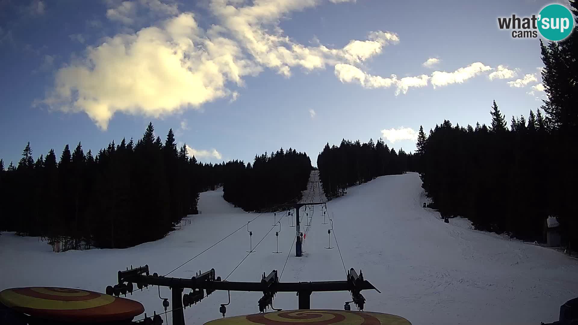 Comprensorio sciistico Rogla Webcam live Ostruščica piste 1 e 2
