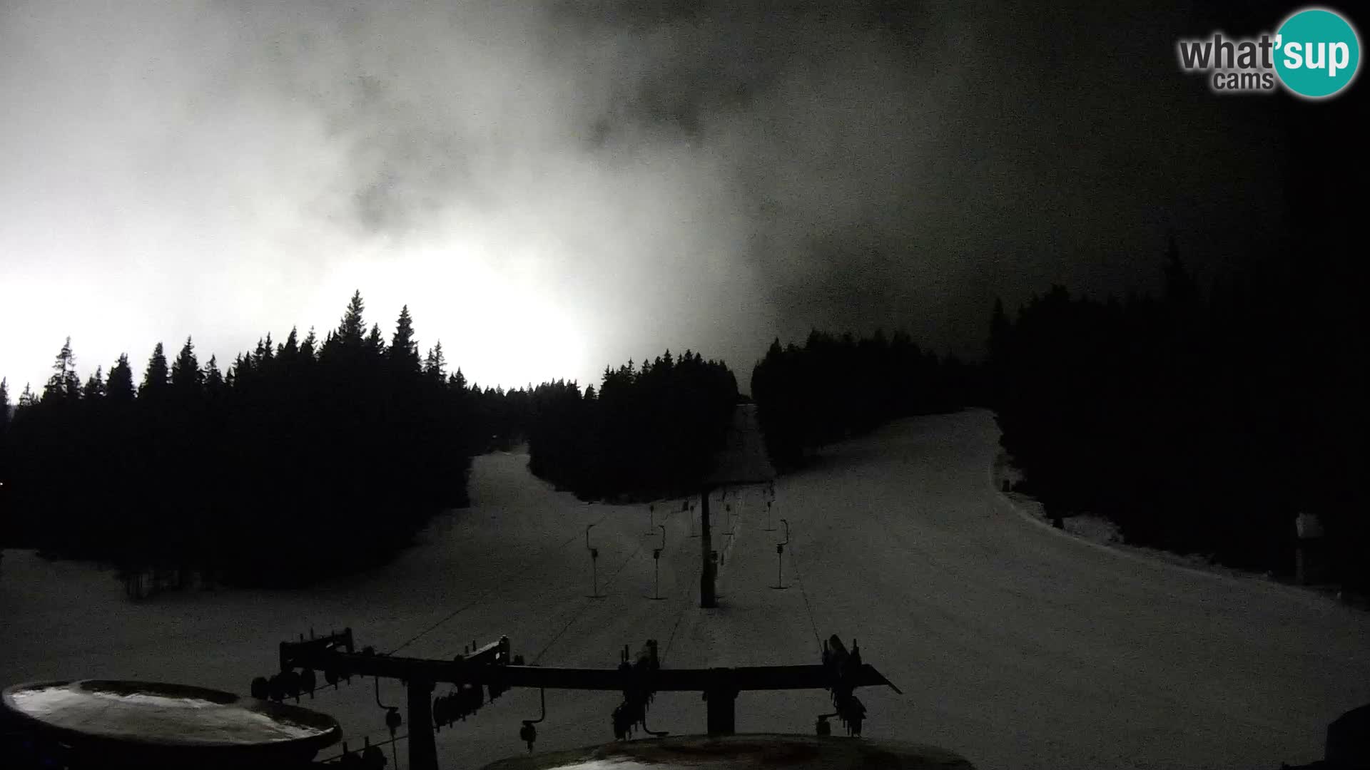Skigebiet Rogla Webcam Ostruščica Piste 1 und 2