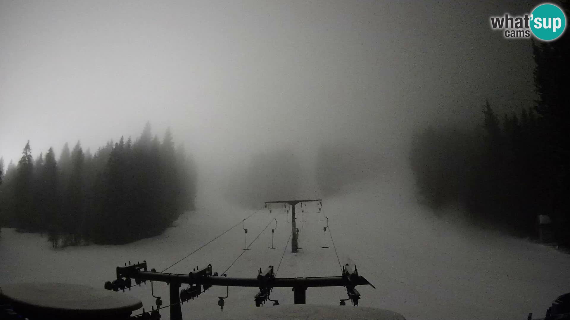 Smučišče Rogla Spletna kamera Ostruščica proga 1 in 2