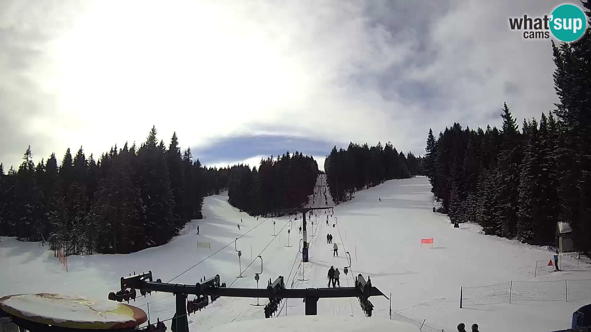 Skigebiet Rogla Webcam Ostruščica Piste 1 und 2