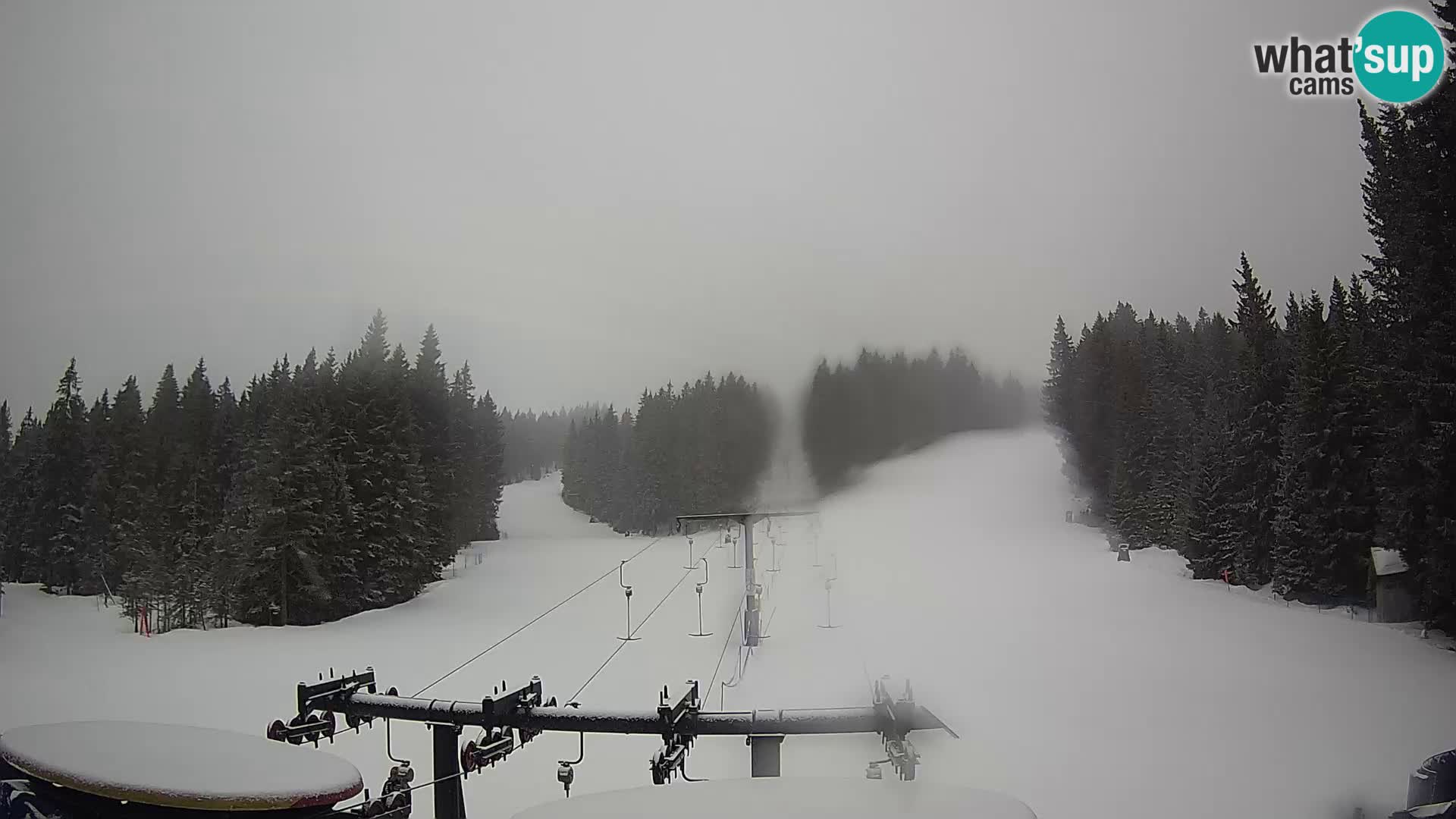 Skigebiet Rogla Webcam Ostruščica Piste 1 und 2