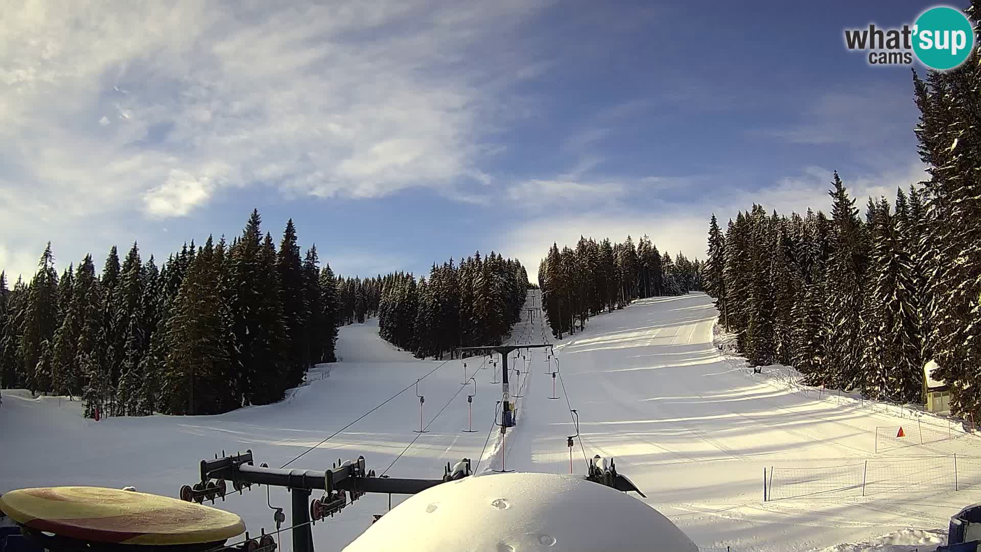 Skigebiet Rogla Webcam Ostruščica Piste 1 und 2