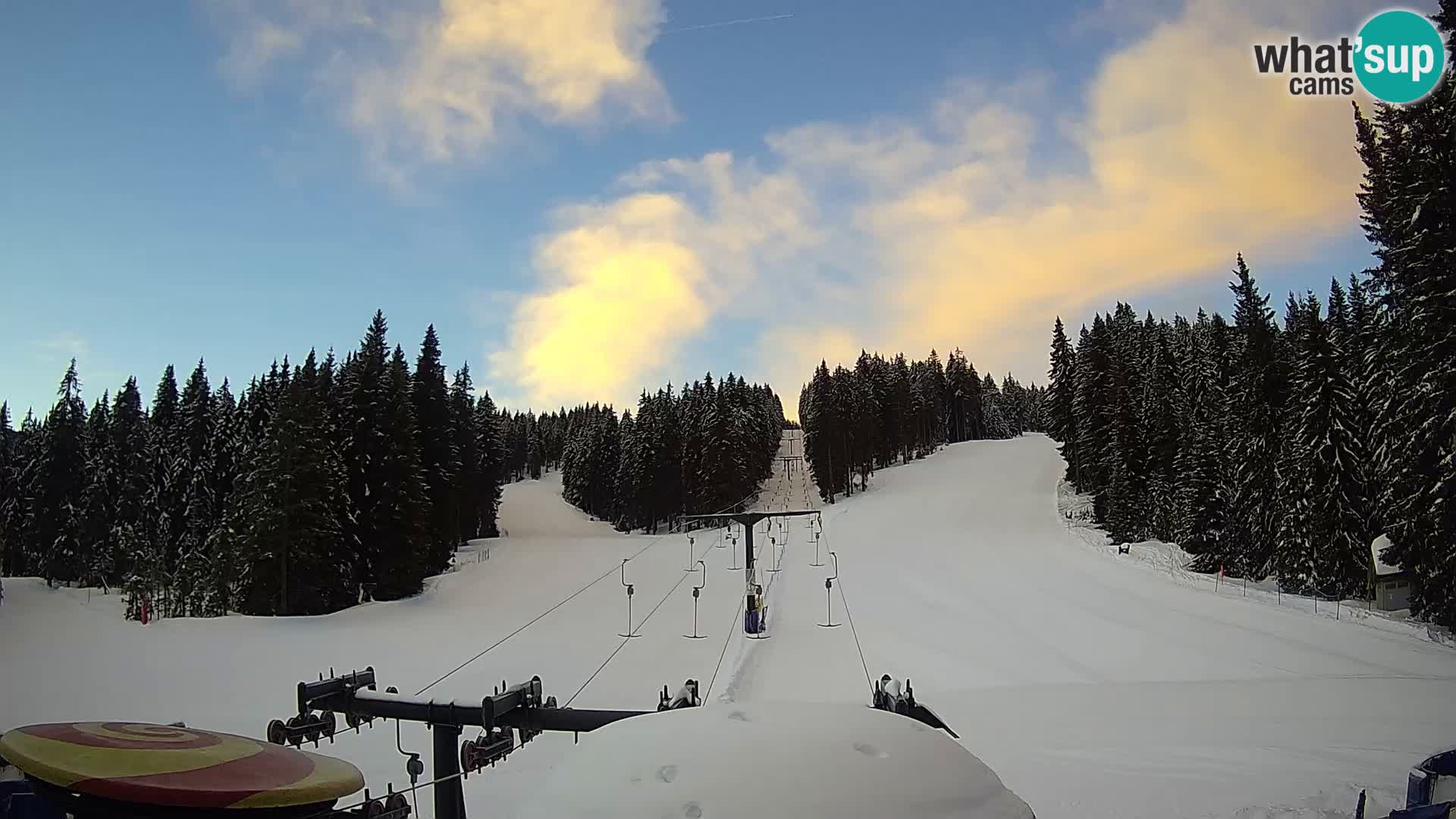 Comprensorio sciistico Rogla Webcam live Ostruščica piste 1 e 2