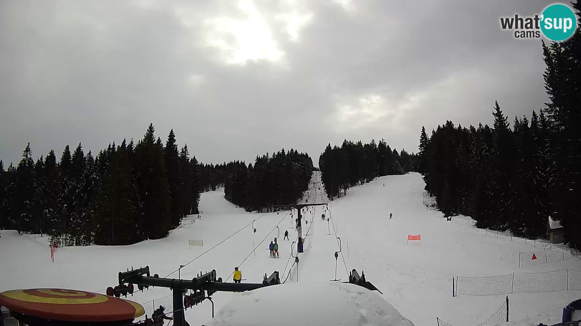 Skigebiet Rogla Webcam Ostruščica Piste 1 und 2