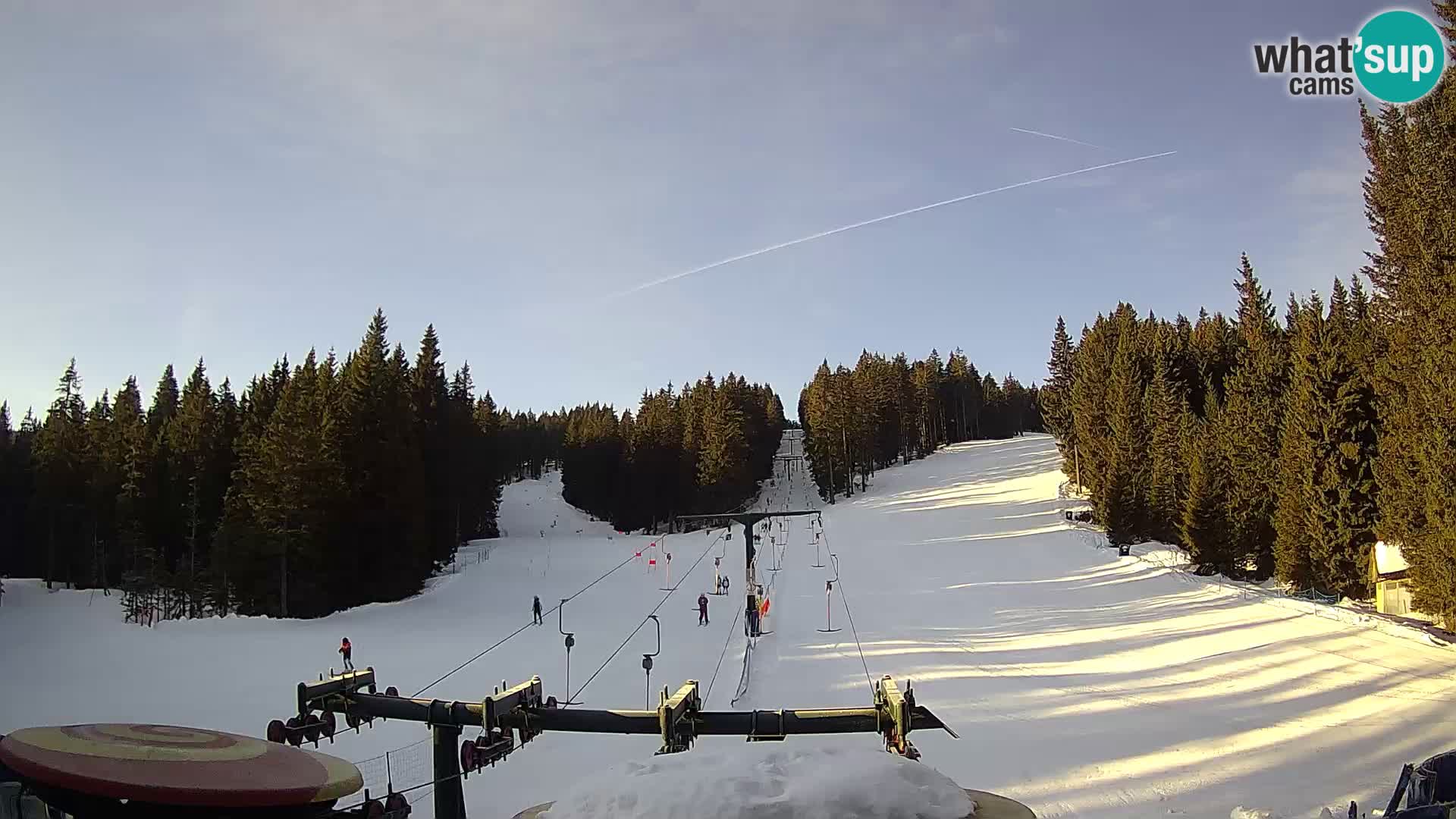 Comprensorio sciistico Rogla Webcam live Ostruščica piste 1 e 2