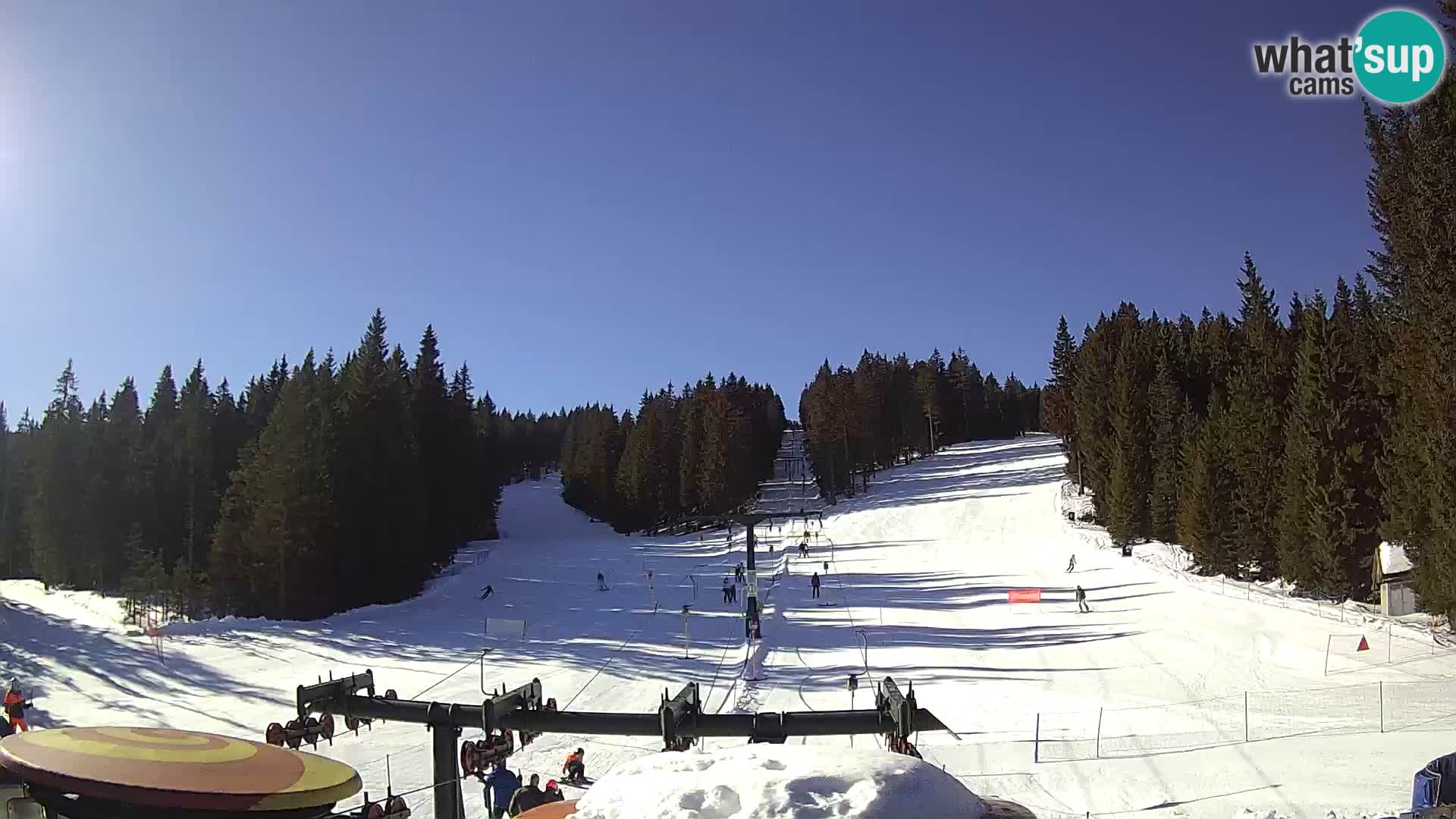 Estación de esquí Rogla Webcam Ostruščica pistas 1 y 2