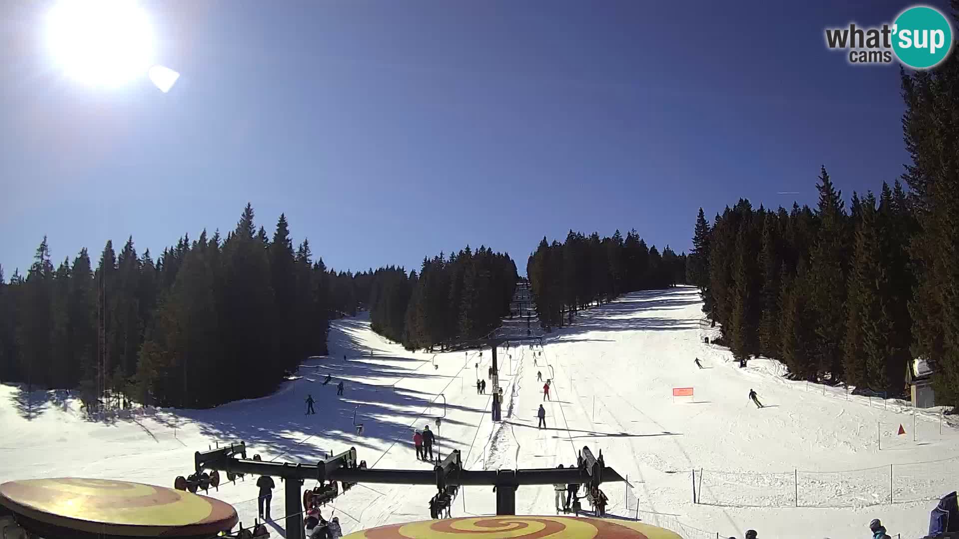 Smučišče Rogla Spletna kamera Ostruščica proga 1 in 2