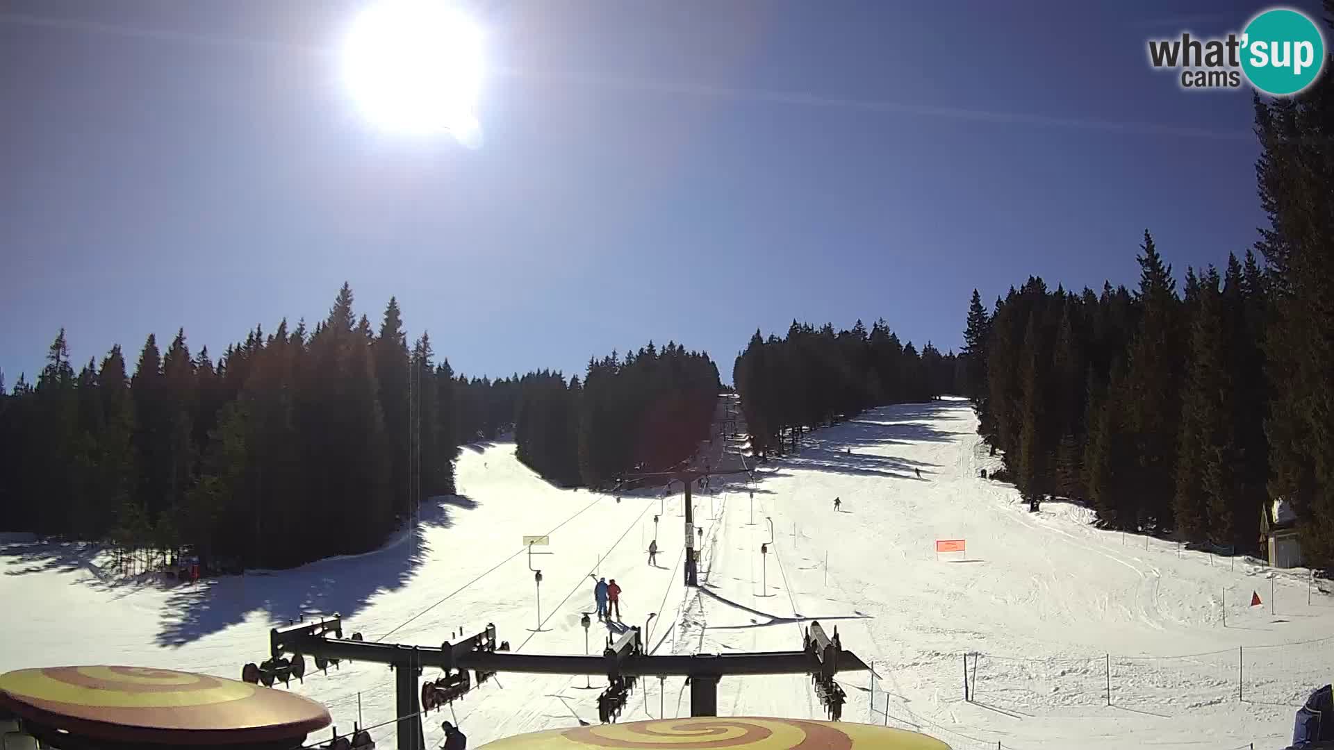 Skigebiet Rogla Webcam Ostruščica Piste 1 und 2