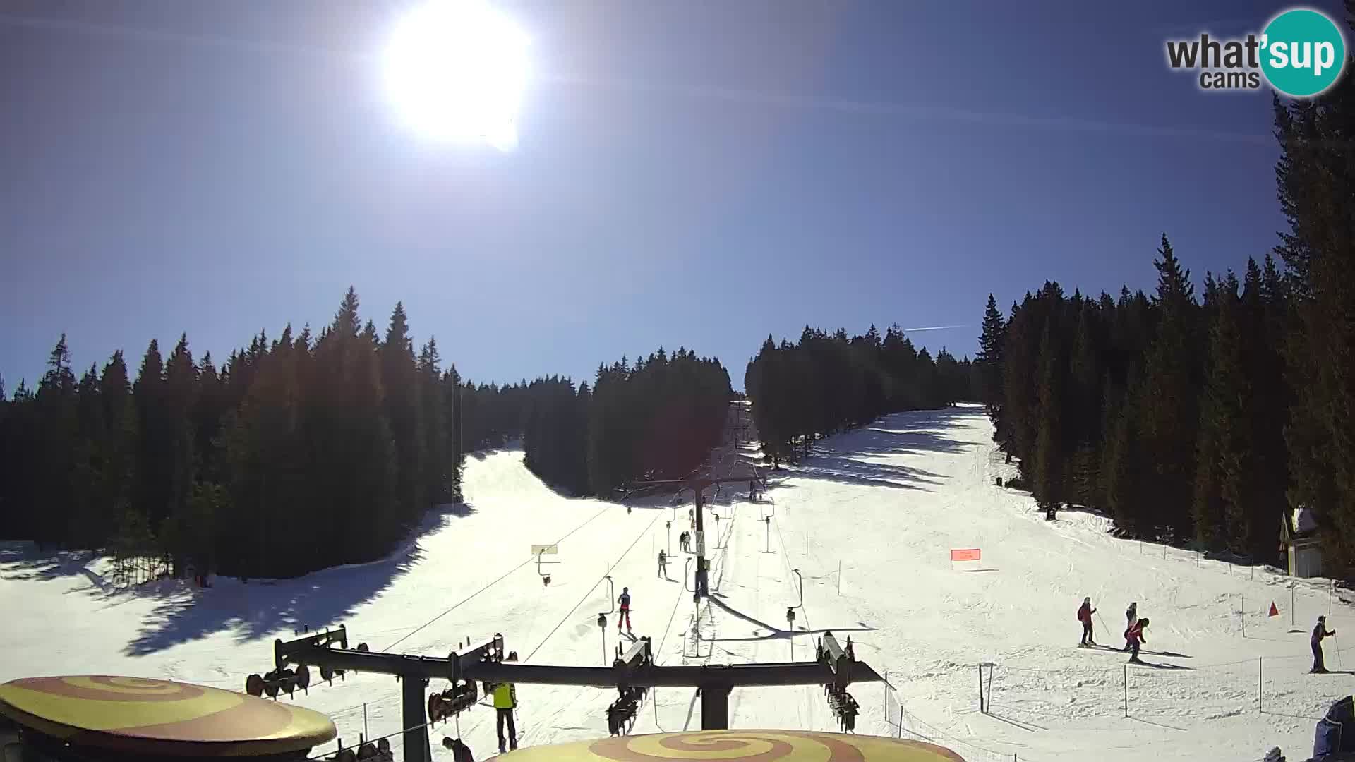 Station de ski Rogla Webcam Ostruščica pistes 1 et 2