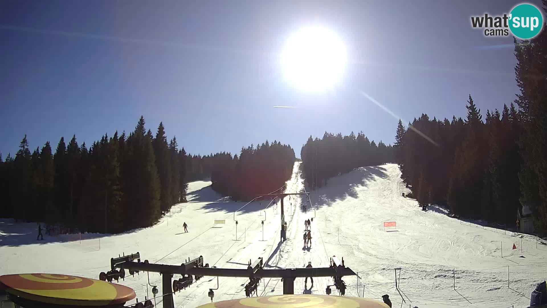Estación de esquí Rogla Webcam Ostruščica pistas 1 y 2