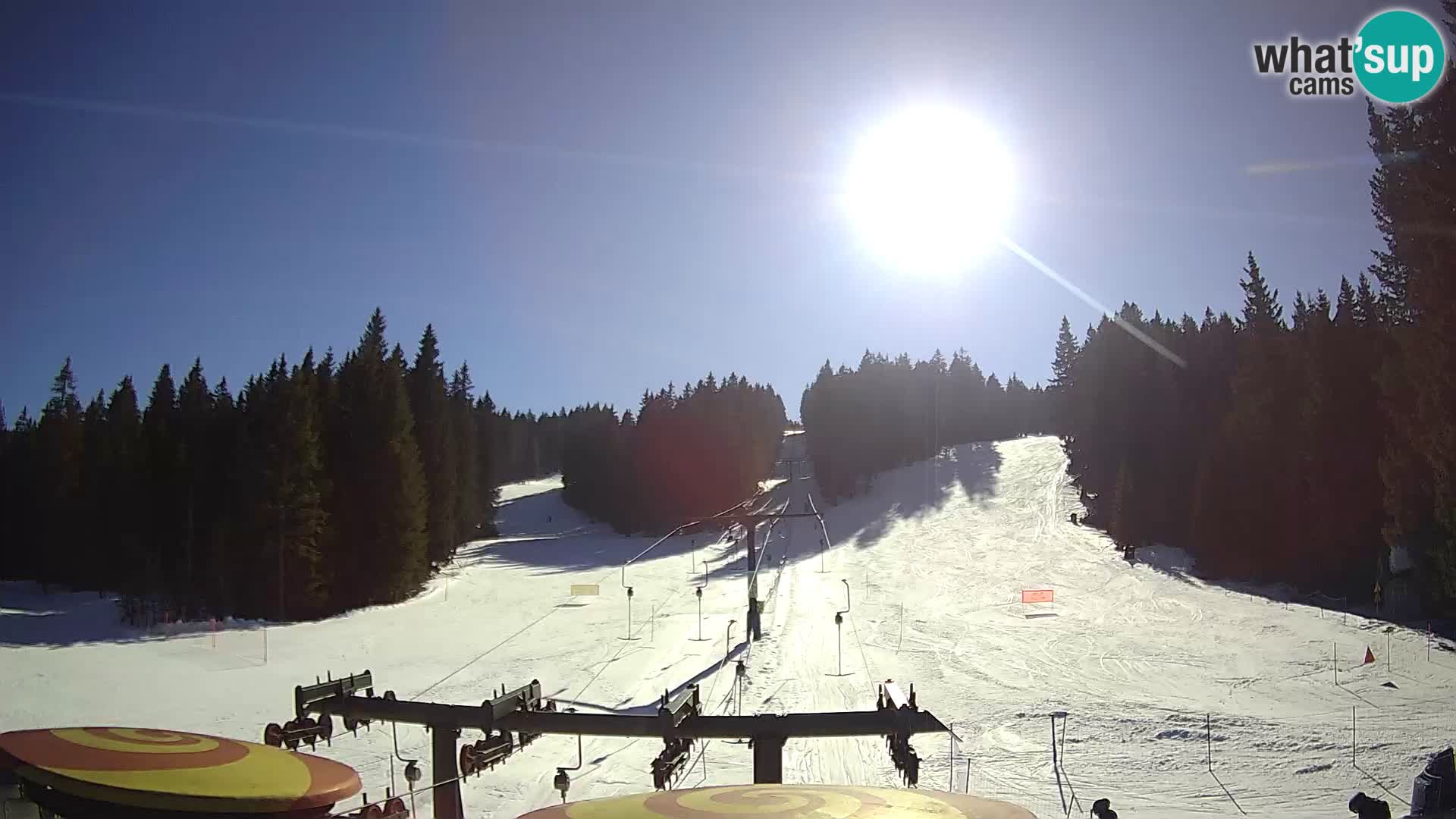 Skijalište Rogla web kamera Ostruščica proga 1 in 2