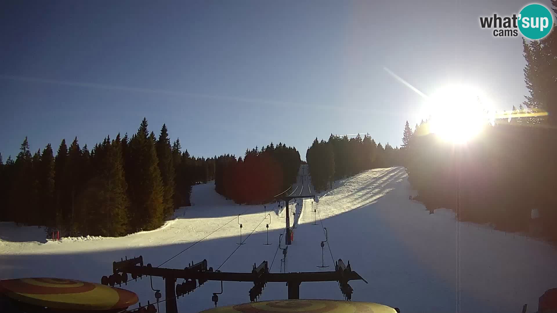 Estación de esquí Rogla Webcam Ostruščica pistas 1 y 2