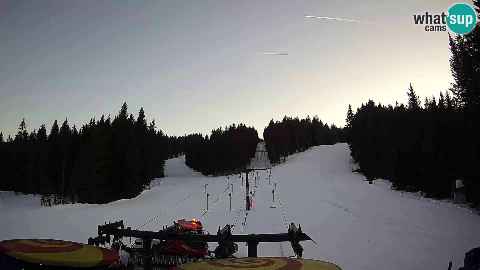 Skijalište Rogla web kamera Ostruščica proga 1 in 2