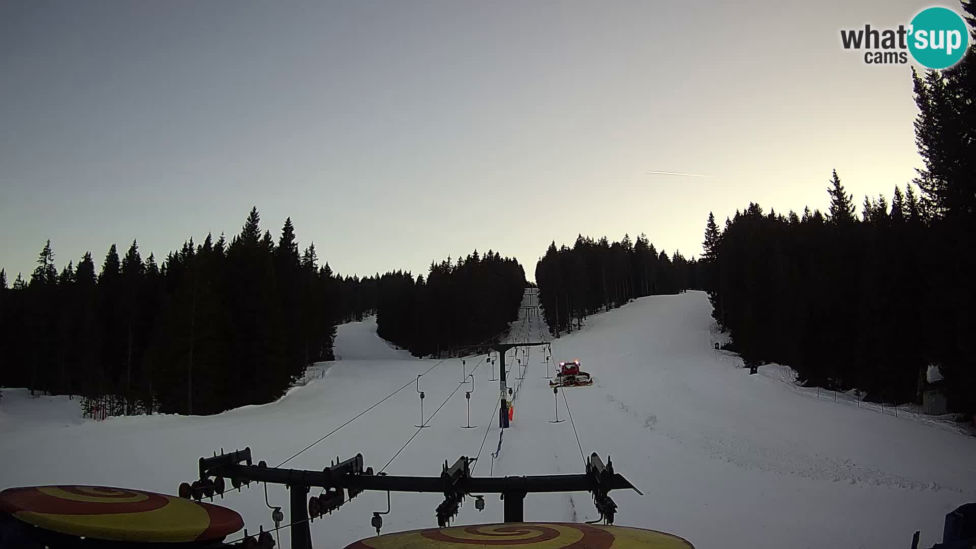 Skigebiet Rogla Webcam Ostruščica Piste 1 und 2