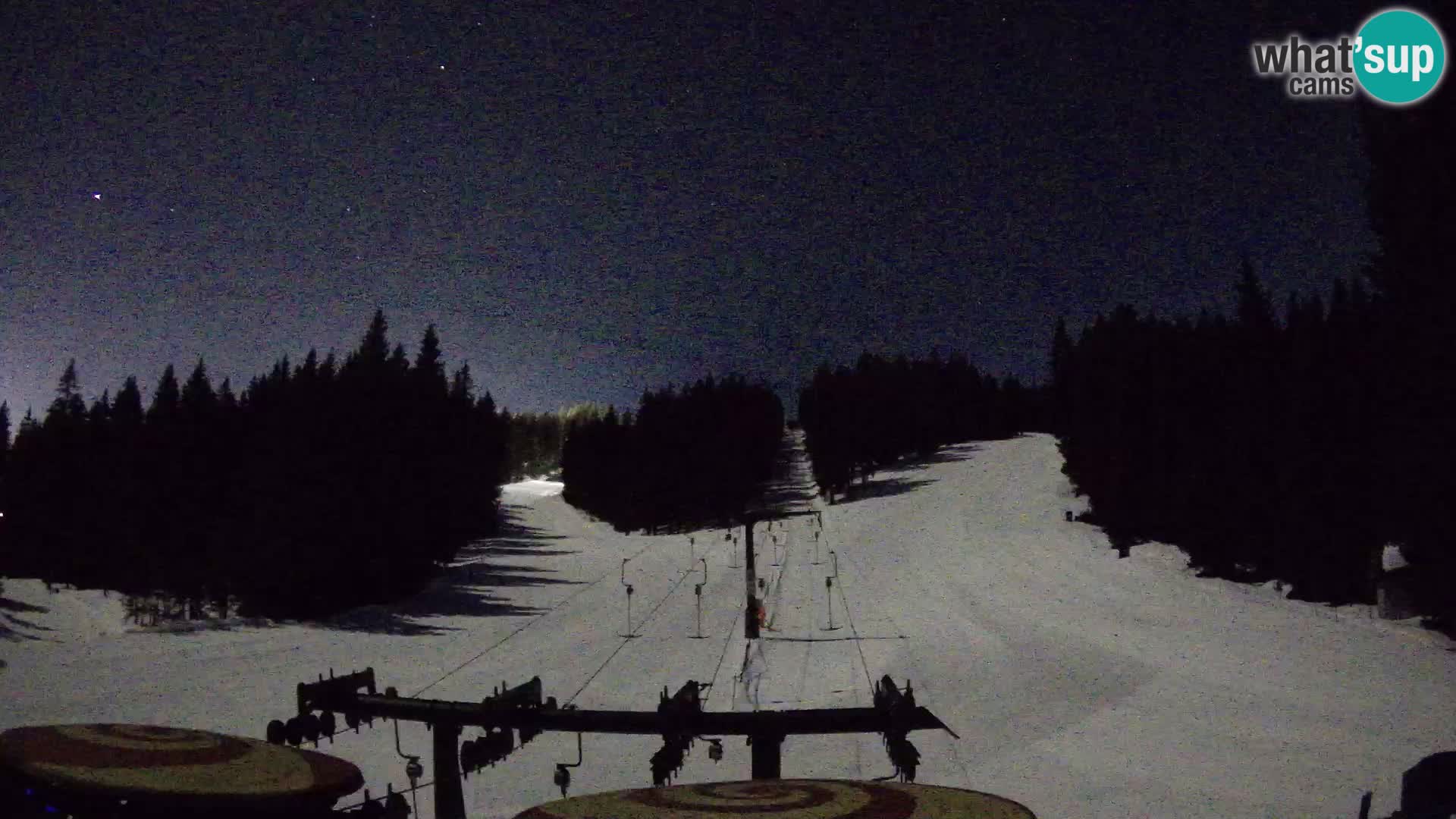 Estación de esquí Rogla Webcam Ostruščica pistas 1 y 2