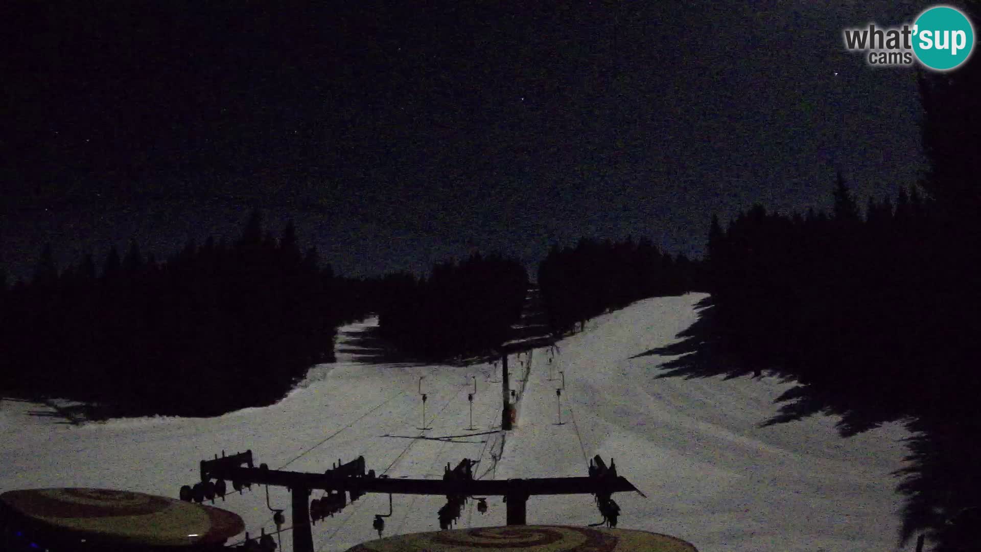 Skigebiet Rogla Webcam Ostruščica Piste 1 und 2