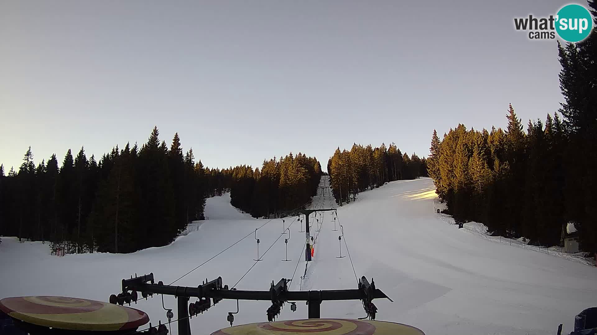 Skigebiet Rogla Webcam Ostruščica Piste 1 und 2