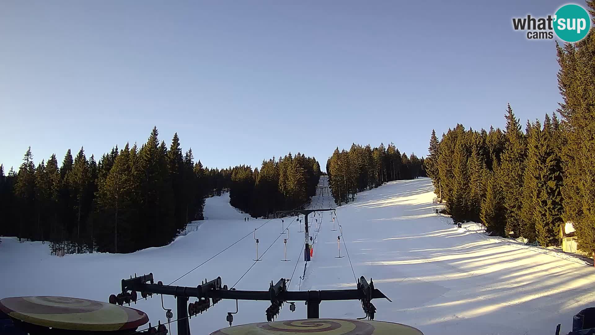 Skigebiet Rogla Webcam Ostruščica Piste 1 und 2