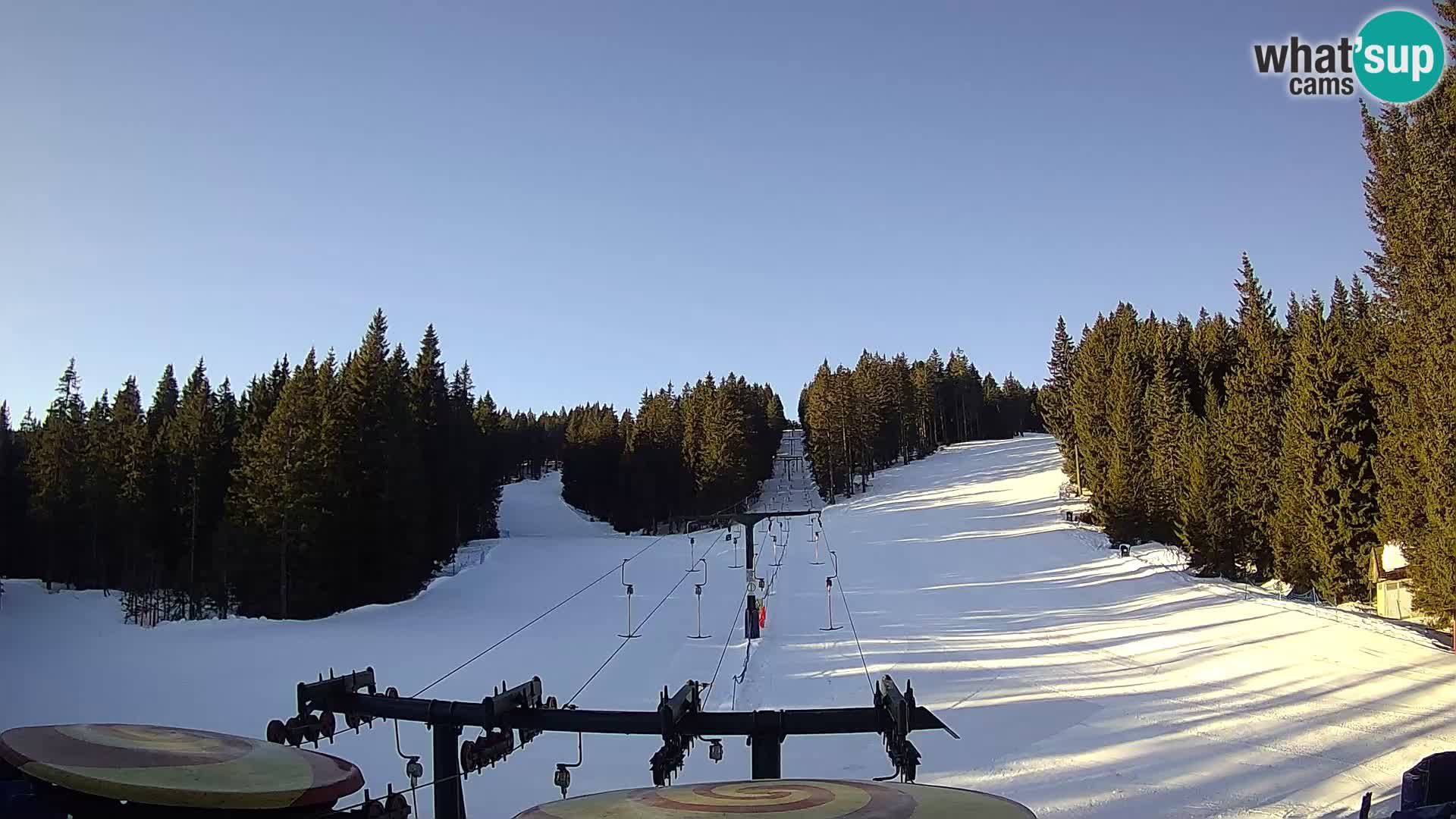 Skigebiet Rogla Webcam Ostruščica Piste 1 und 2