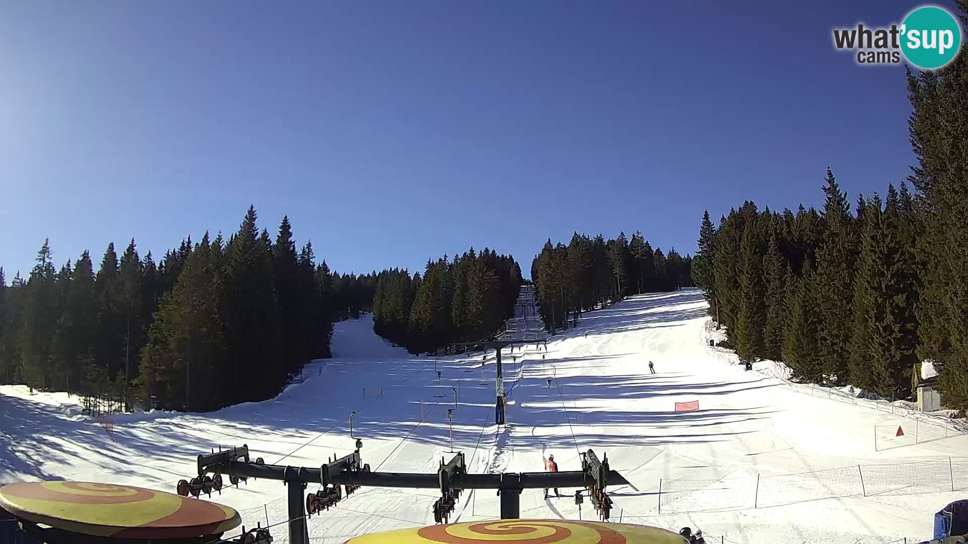 Skigebiet Rogla Webcam Ostruščica Piste 1 und 2