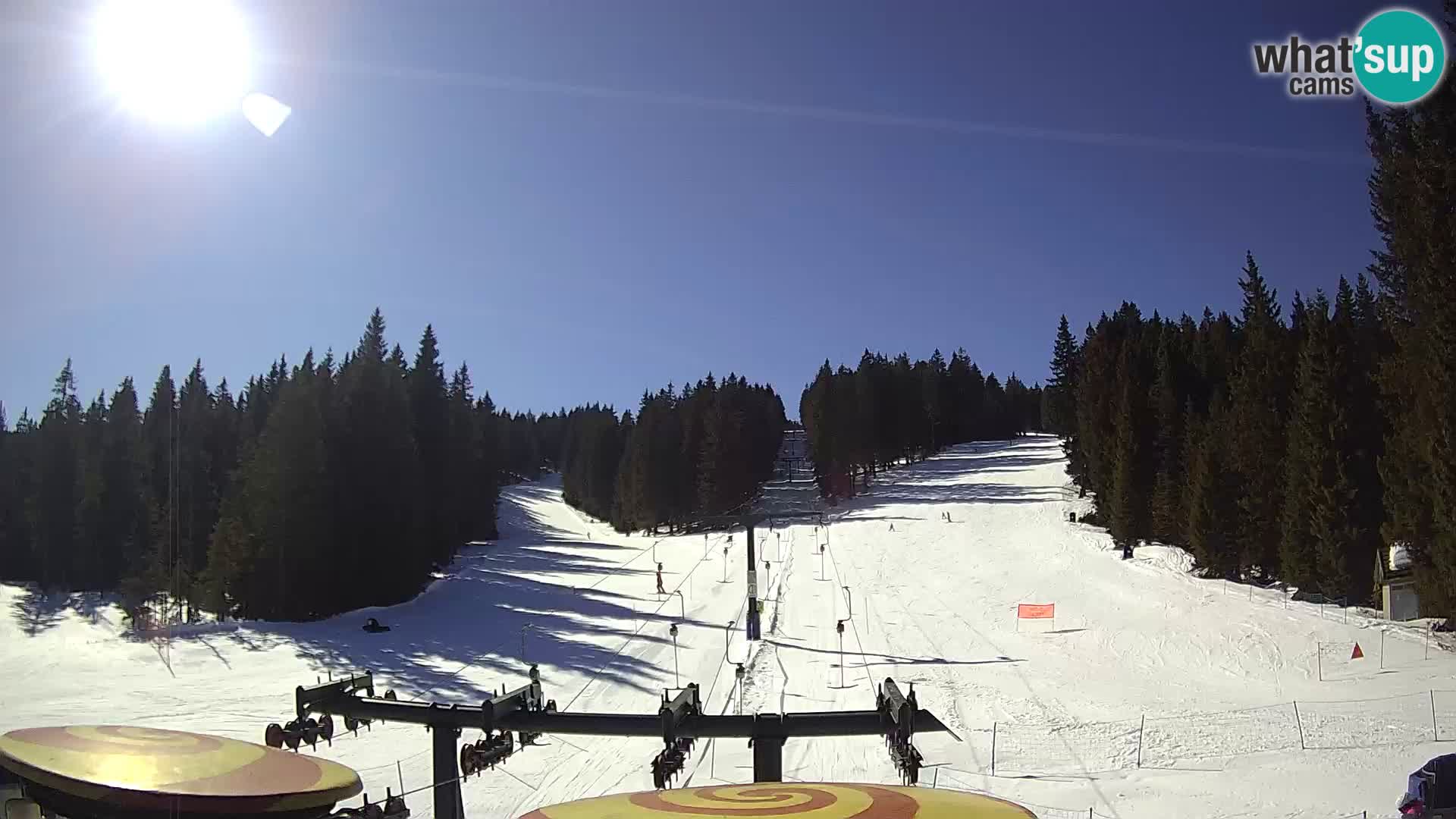 Skijalište Rogla web kamera Ostruščica proga 1 in 2