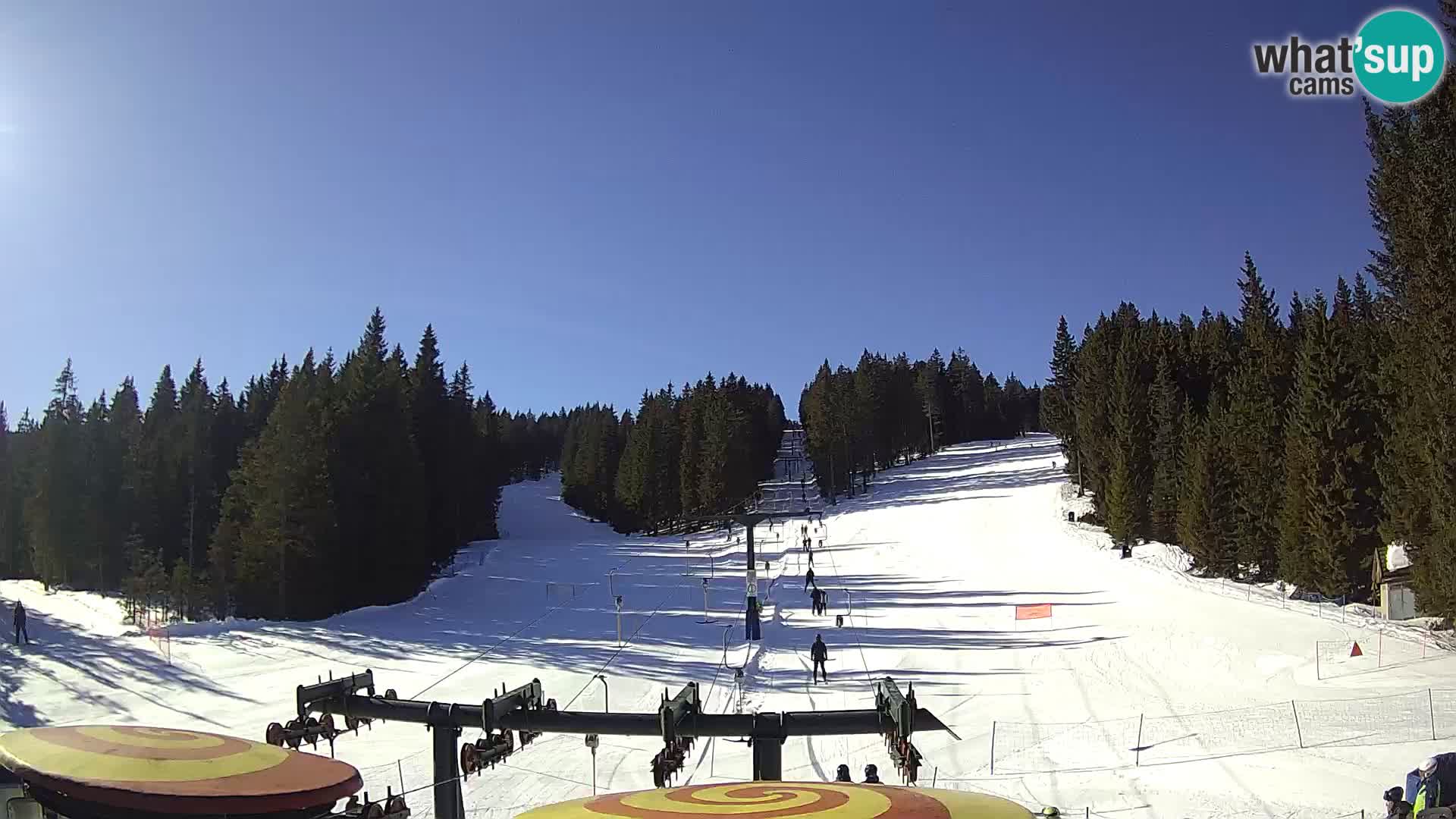 Skijalište Rogla web kamera Ostruščica proga 1 in 2