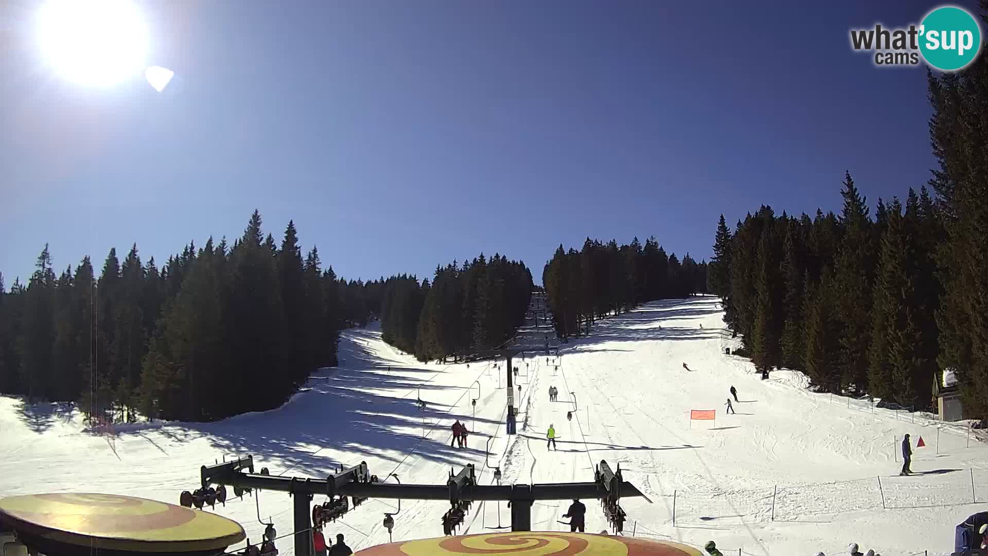 Estación de esquí Rogla Webcam Ostruščica pistas 1 y 2