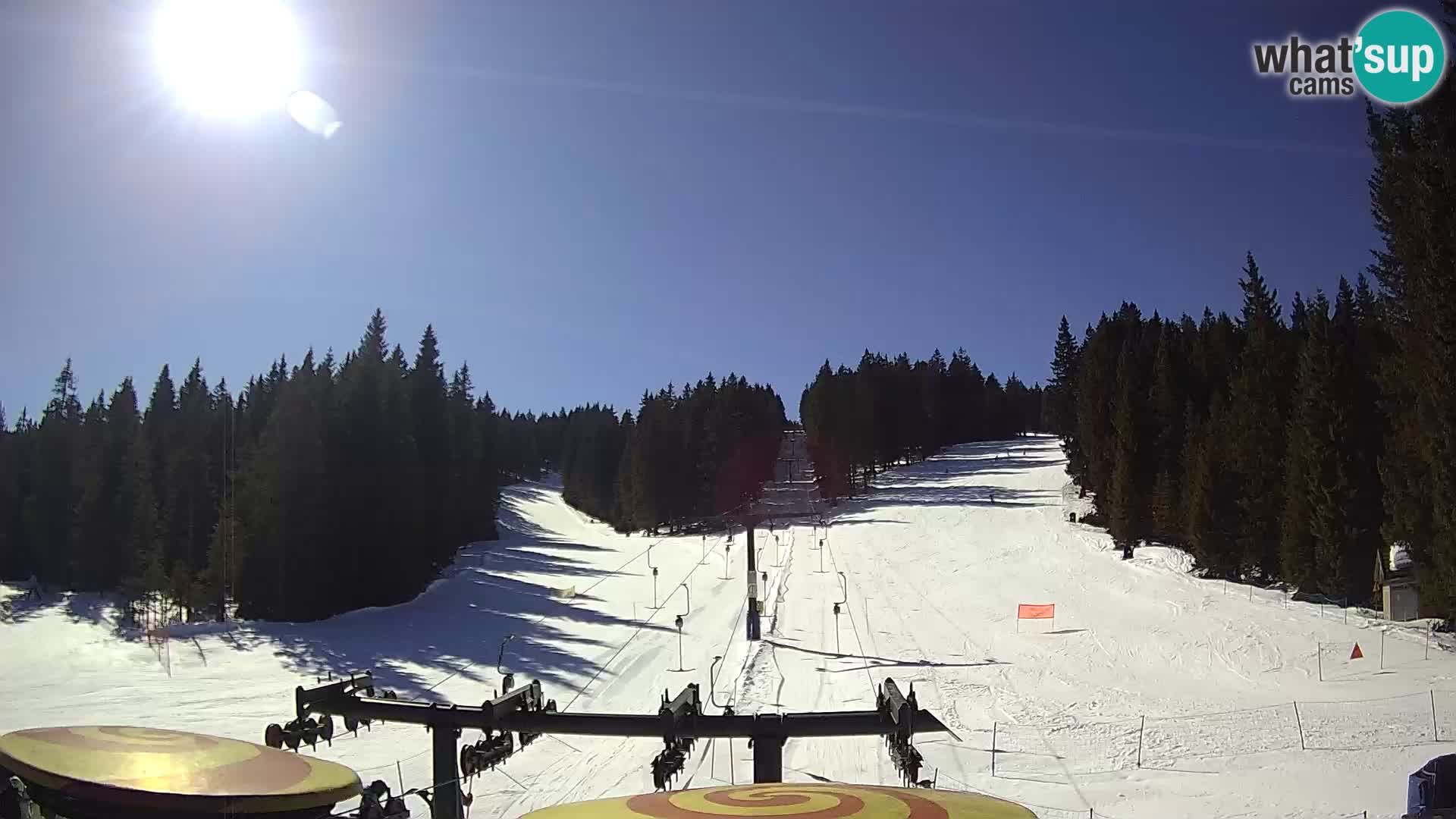 Skigebiet Rogla Webcam Ostruščica Piste 1 und 2