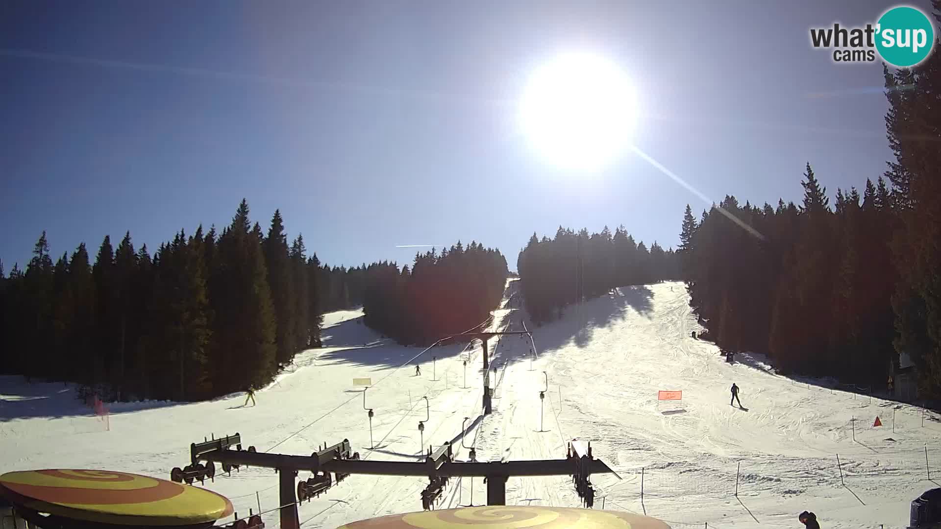 Comprensorio sciistico Rogla Webcam live Ostruščica piste 1 e 2