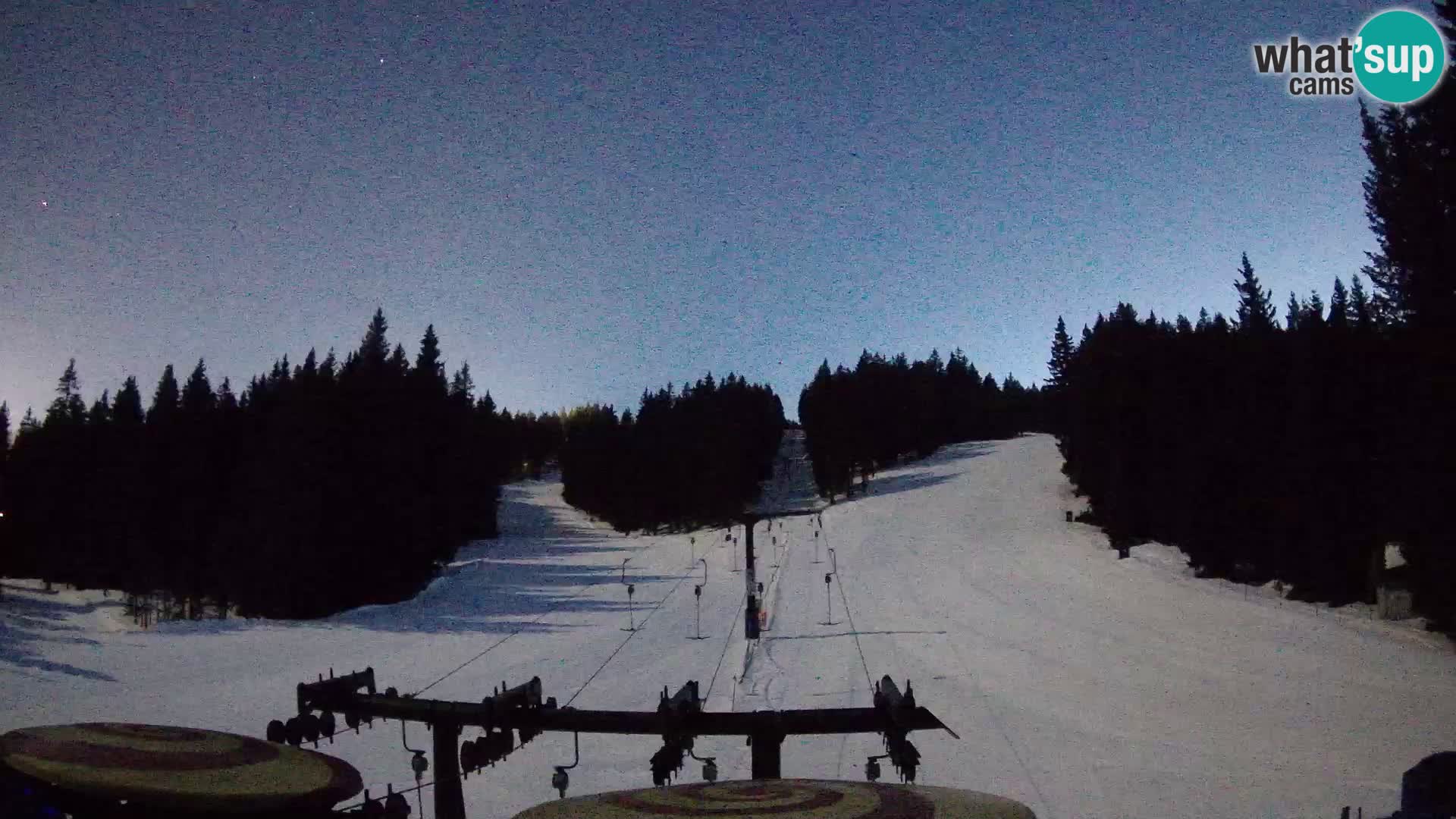 Estación de esquí Rogla Webcam Ostruščica pistas 1 y 2