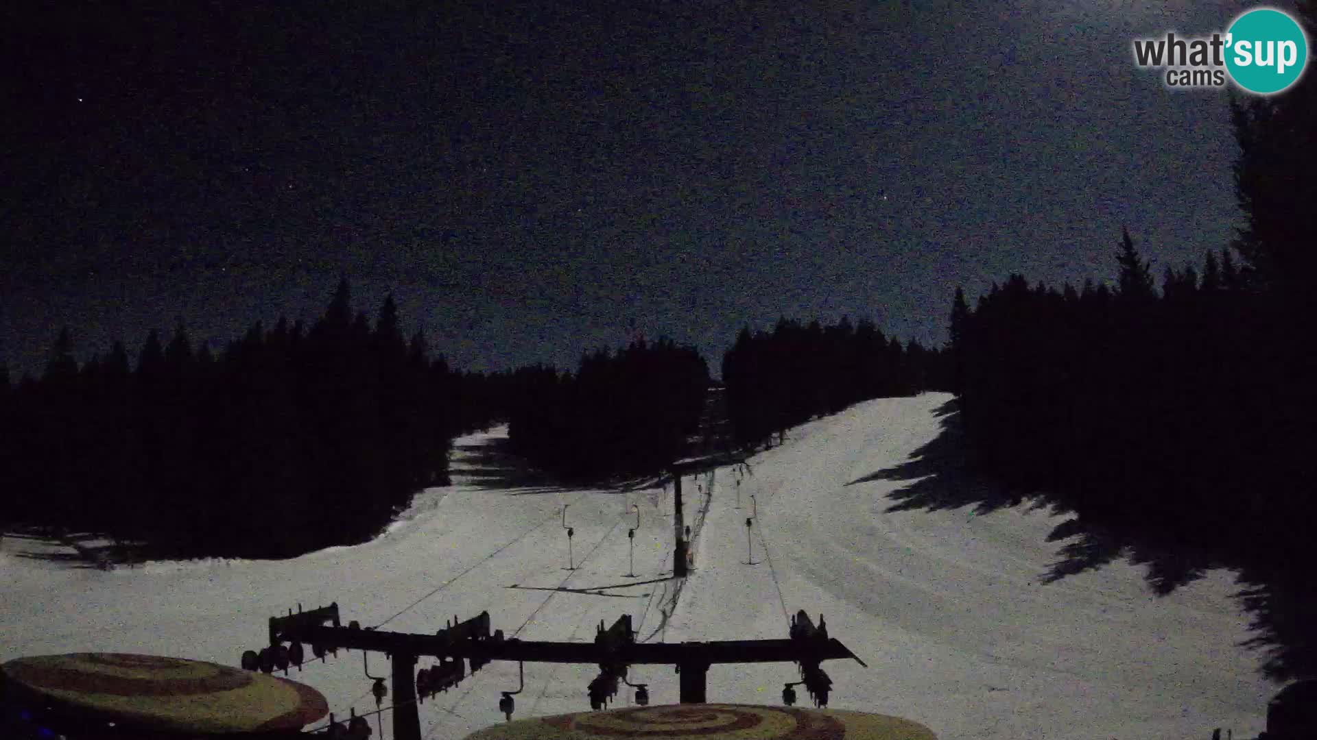Skigebiet Rogla Webcam Ostruščica Piste 1 und 2