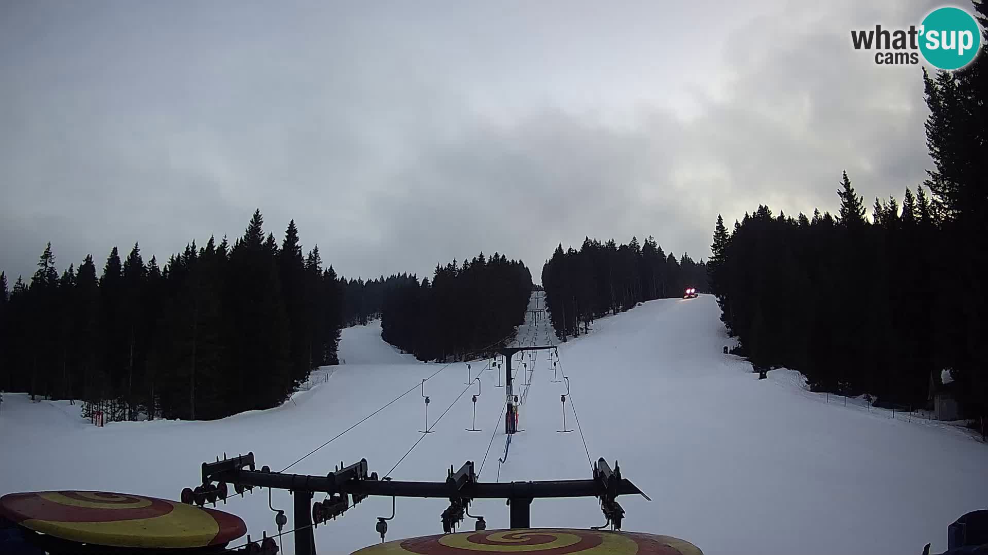 Smučišče Rogla Spletna kamera Ostruščica proga 1 in 2
