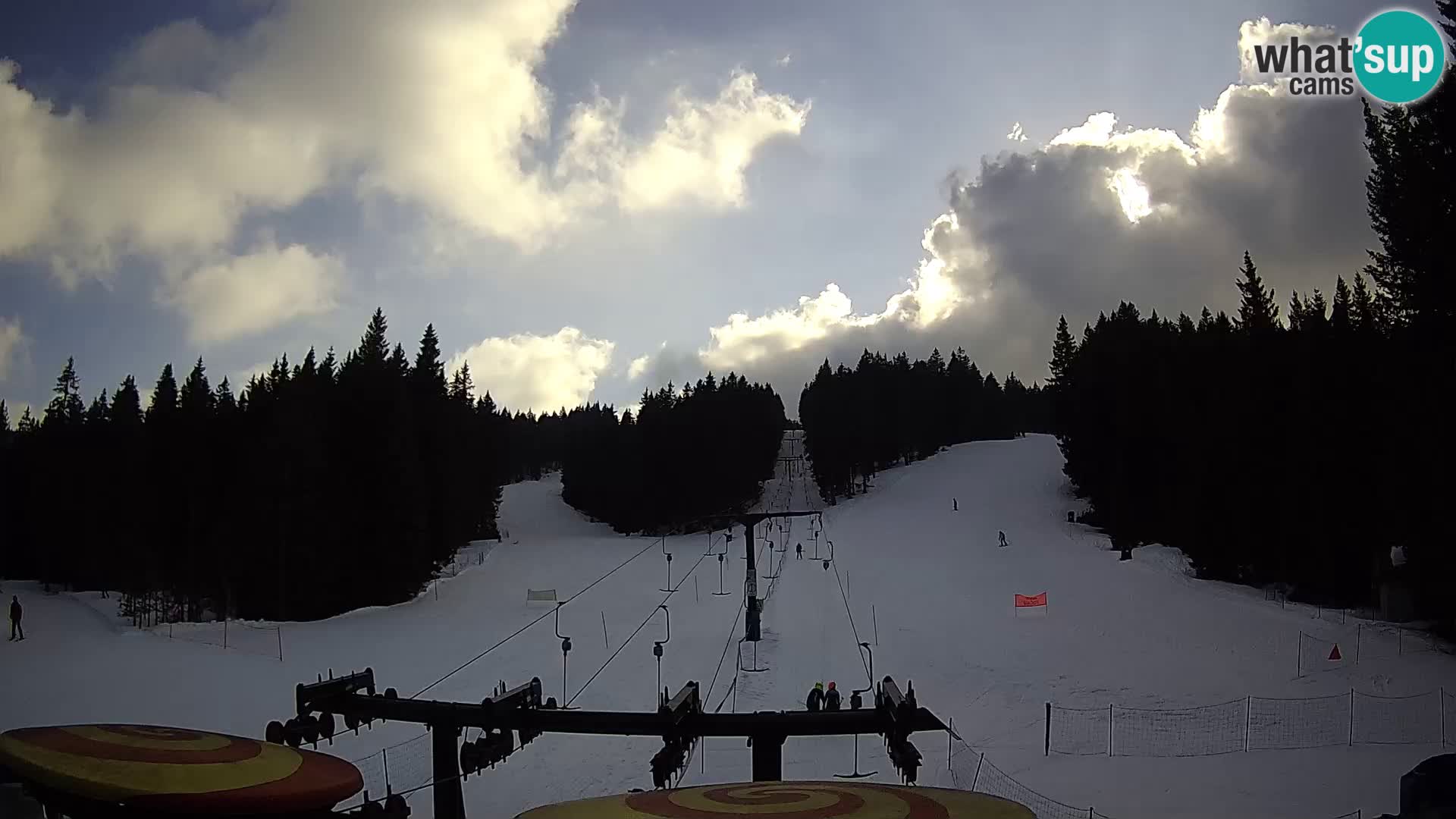 Comprensorio sciistico Rogla Webcam live Ostruščica piste 1 e 2