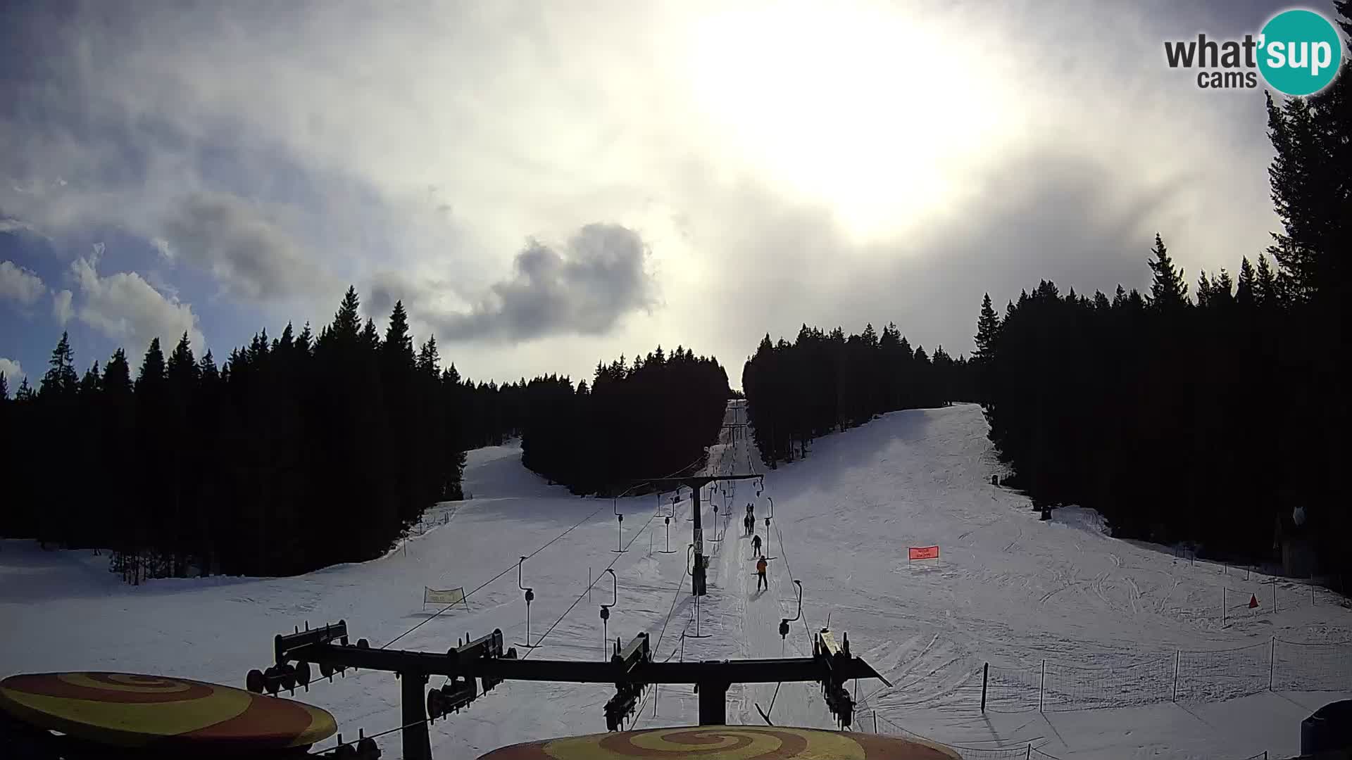 Comprensorio sciistico Rogla Webcam live Ostruščica piste 1 e 2