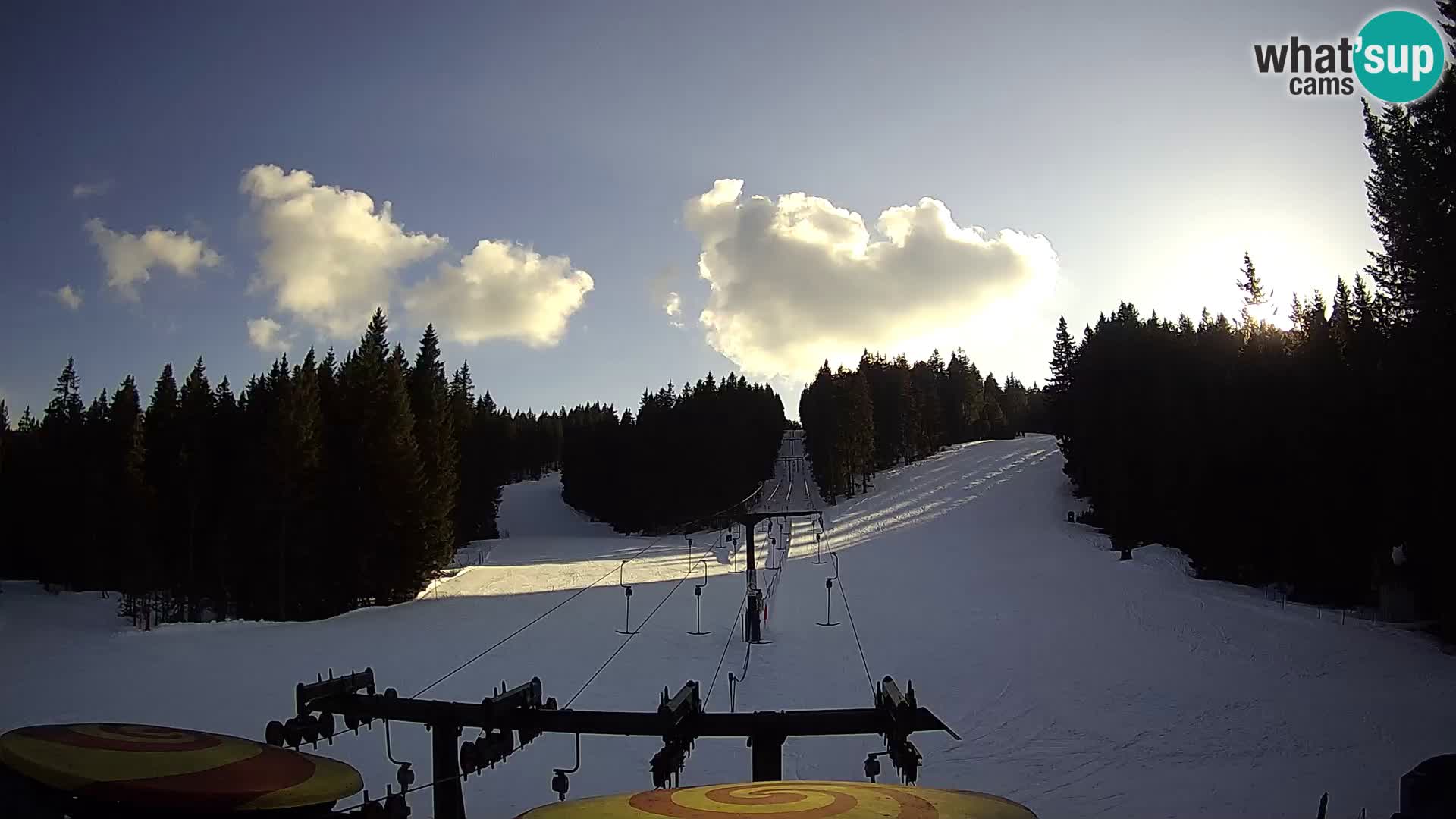 Comprensorio sciistico Rogla Webcam live Ostruščica piste 1 e 2